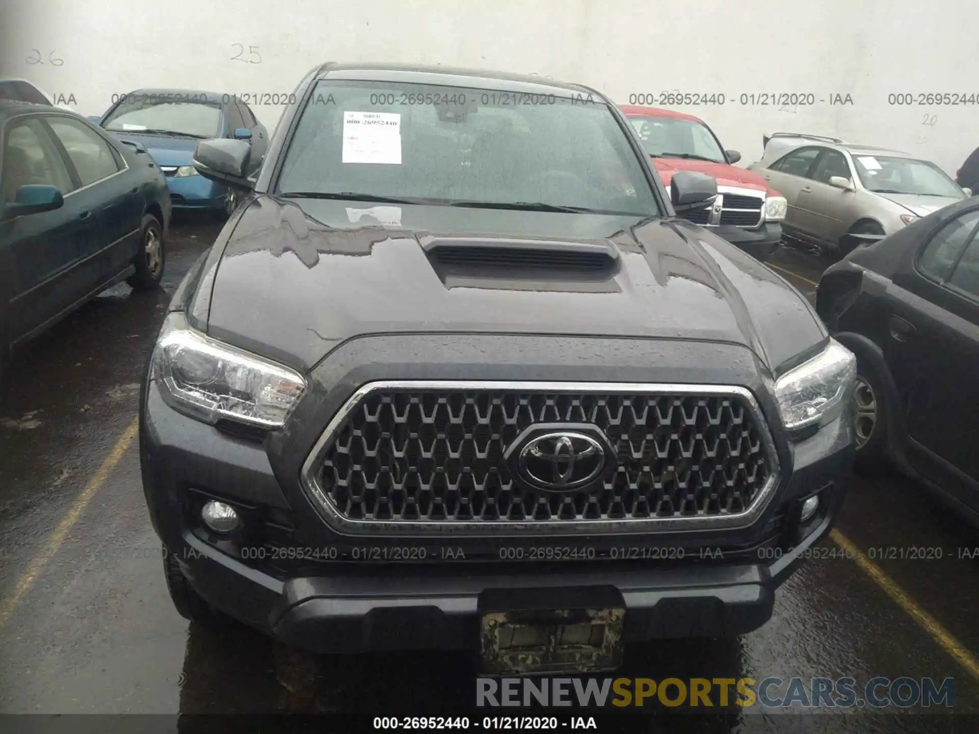 6 Photograph of a damaged car 3TMCZ5AN5KM261098 TOYOTA TACOMA 2019