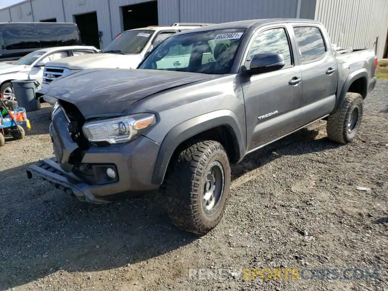 2 Photograph of a damaged car 3TMCZ5AN5KM262445 TOYOTA TACOMA 2019