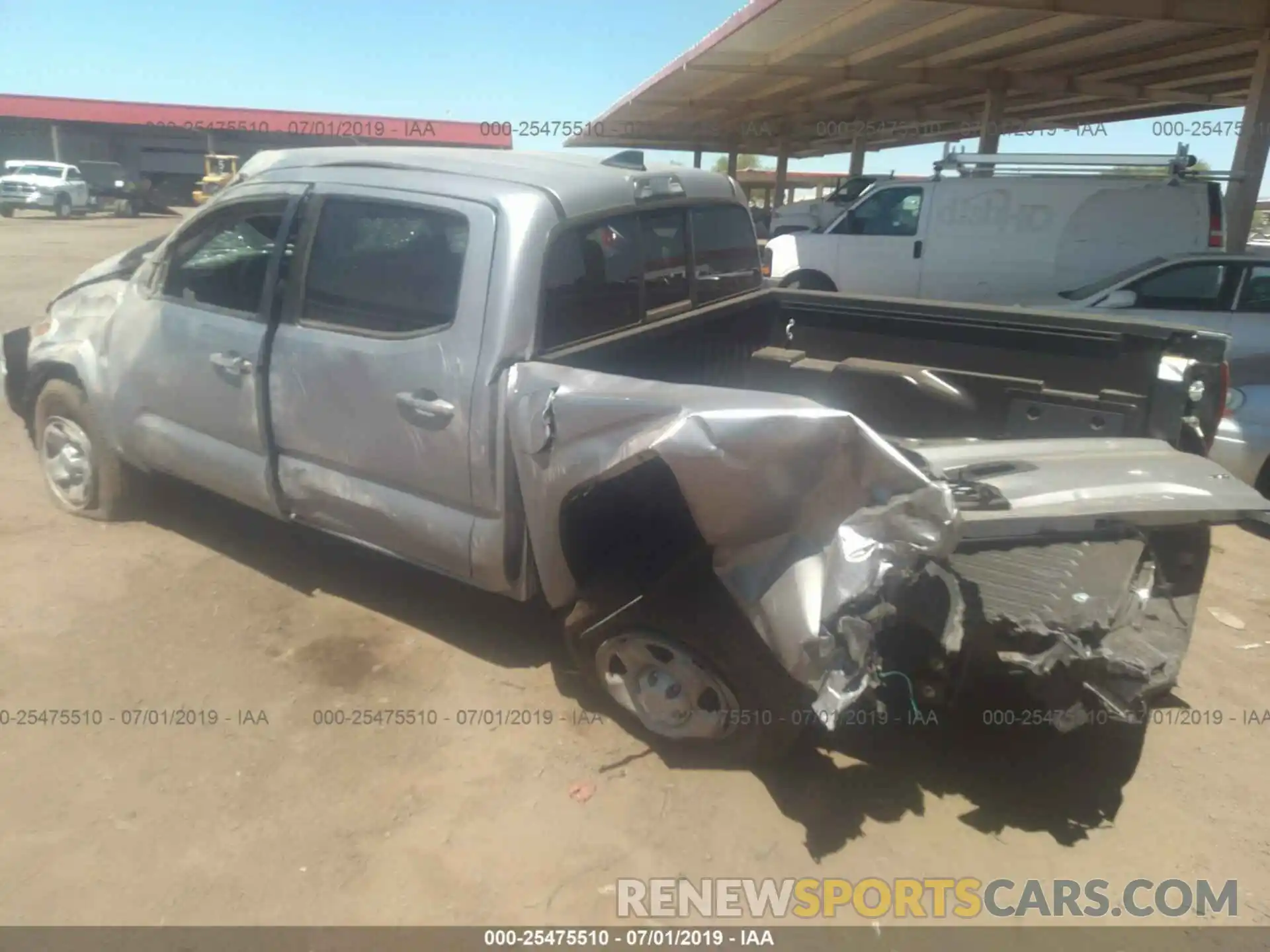 3 Photograph of a damaged car 3TMCZ5AN5KM264051 TOYOTA TACOMA 2019