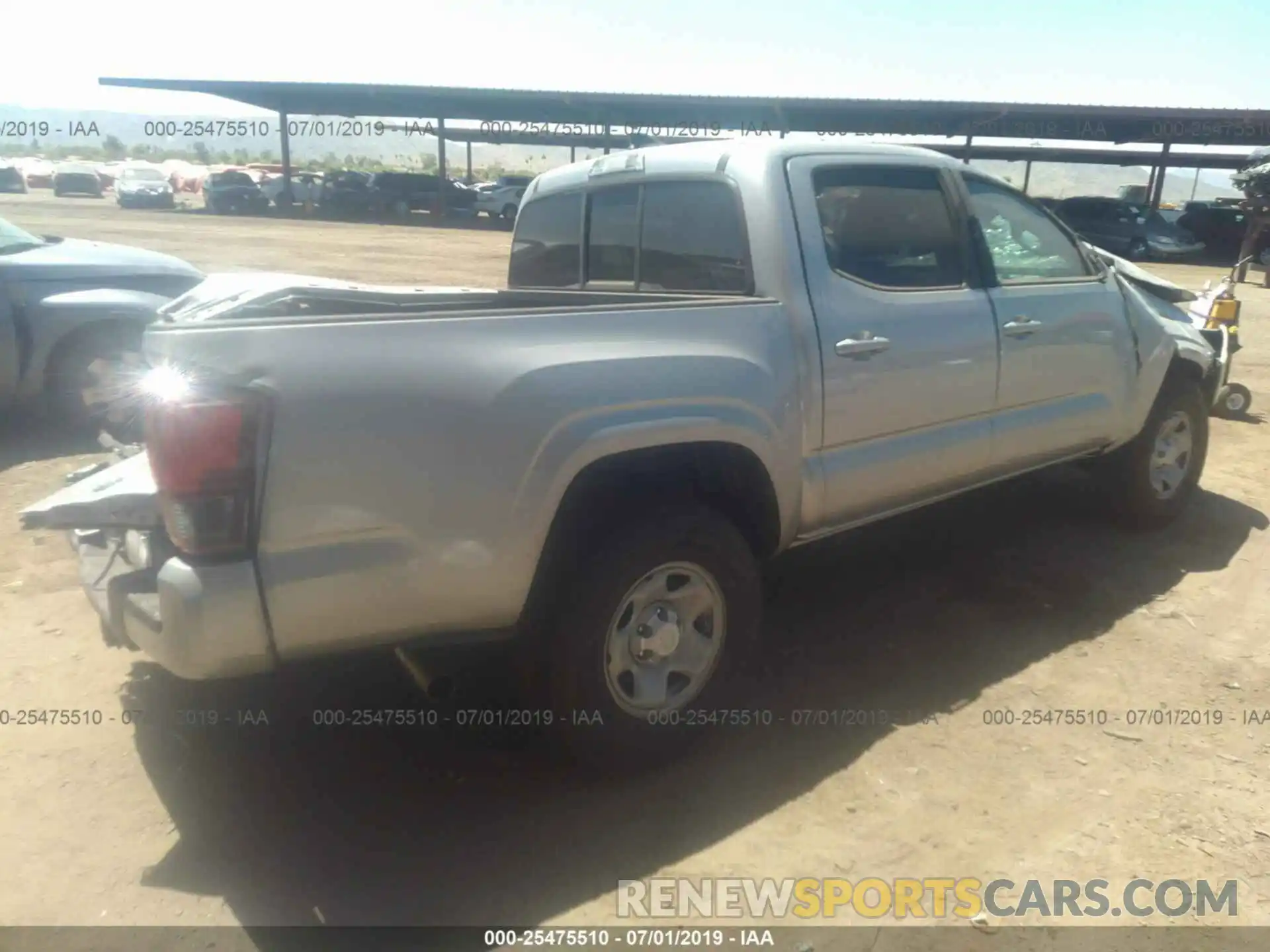 4 Photograph of a damaged car 3TMCZ5AN5KM264051 TOYOTA TACOMA 2019