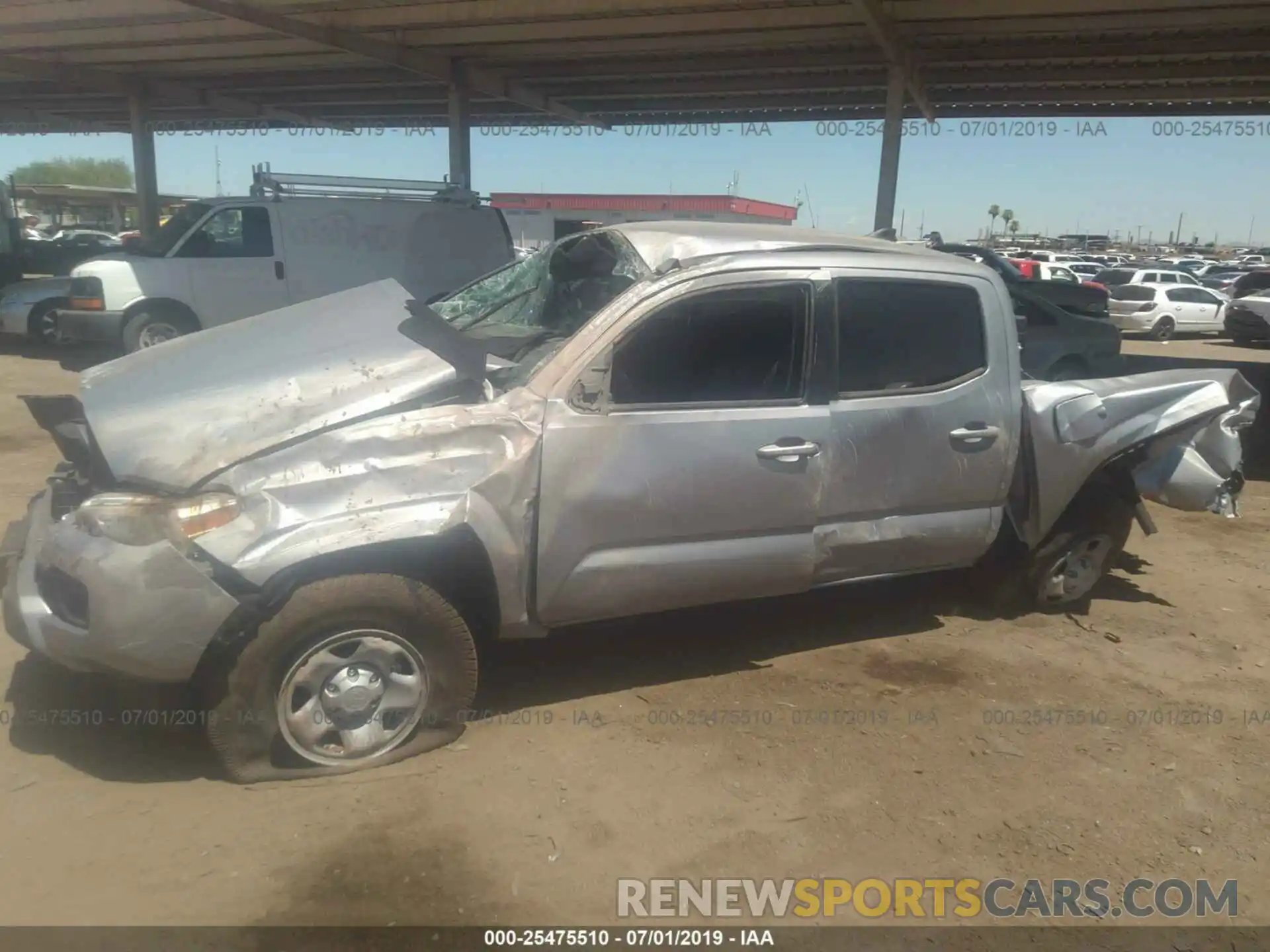 6 Photograph of a damaged car 3TMCZ5AN5KM264051 TOYOTA TACOMA 2019