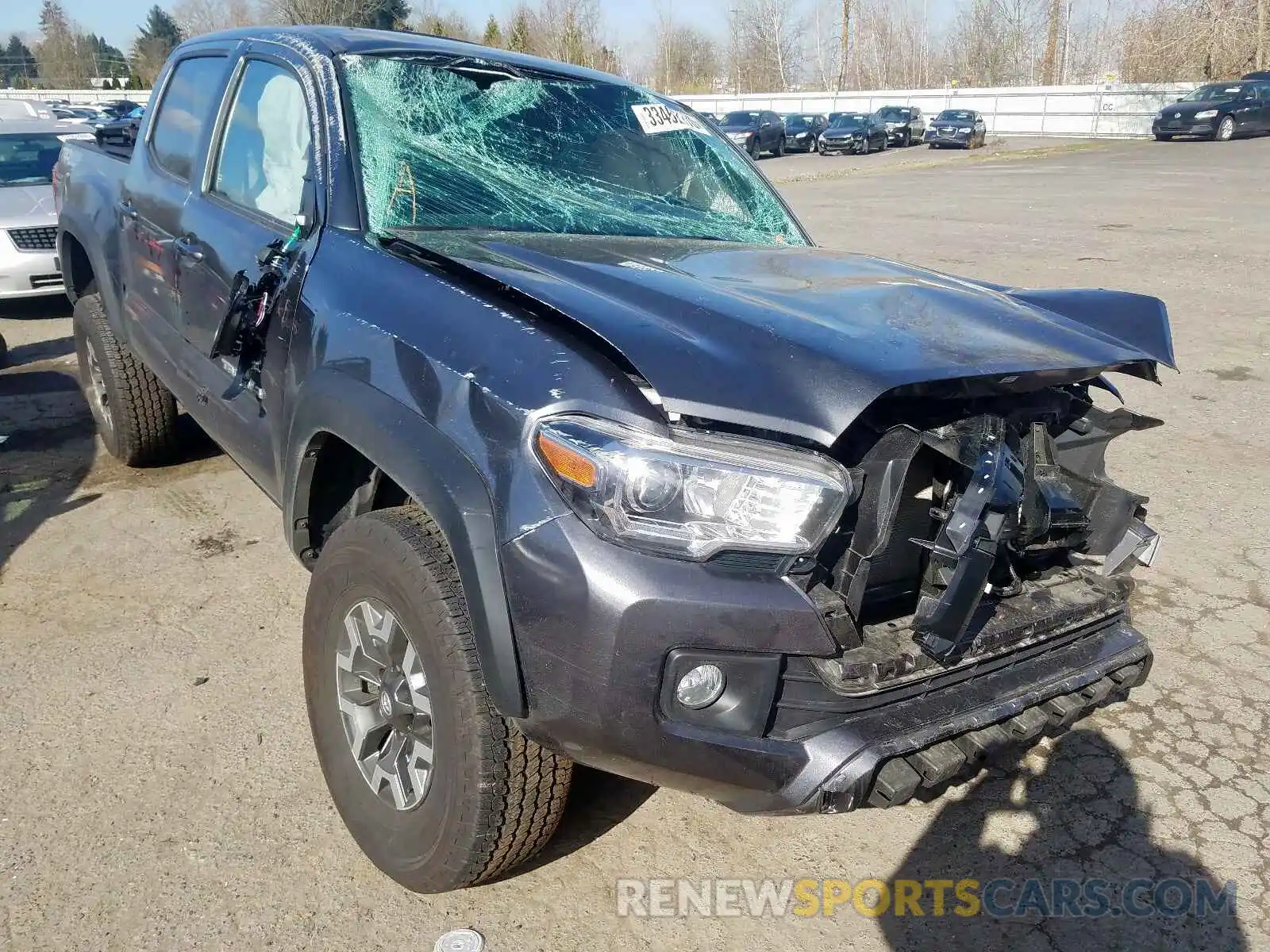 1 Photograph of a damaged car 3TMCZ5AN5KM267189 TOYOTA TACOMA 2019