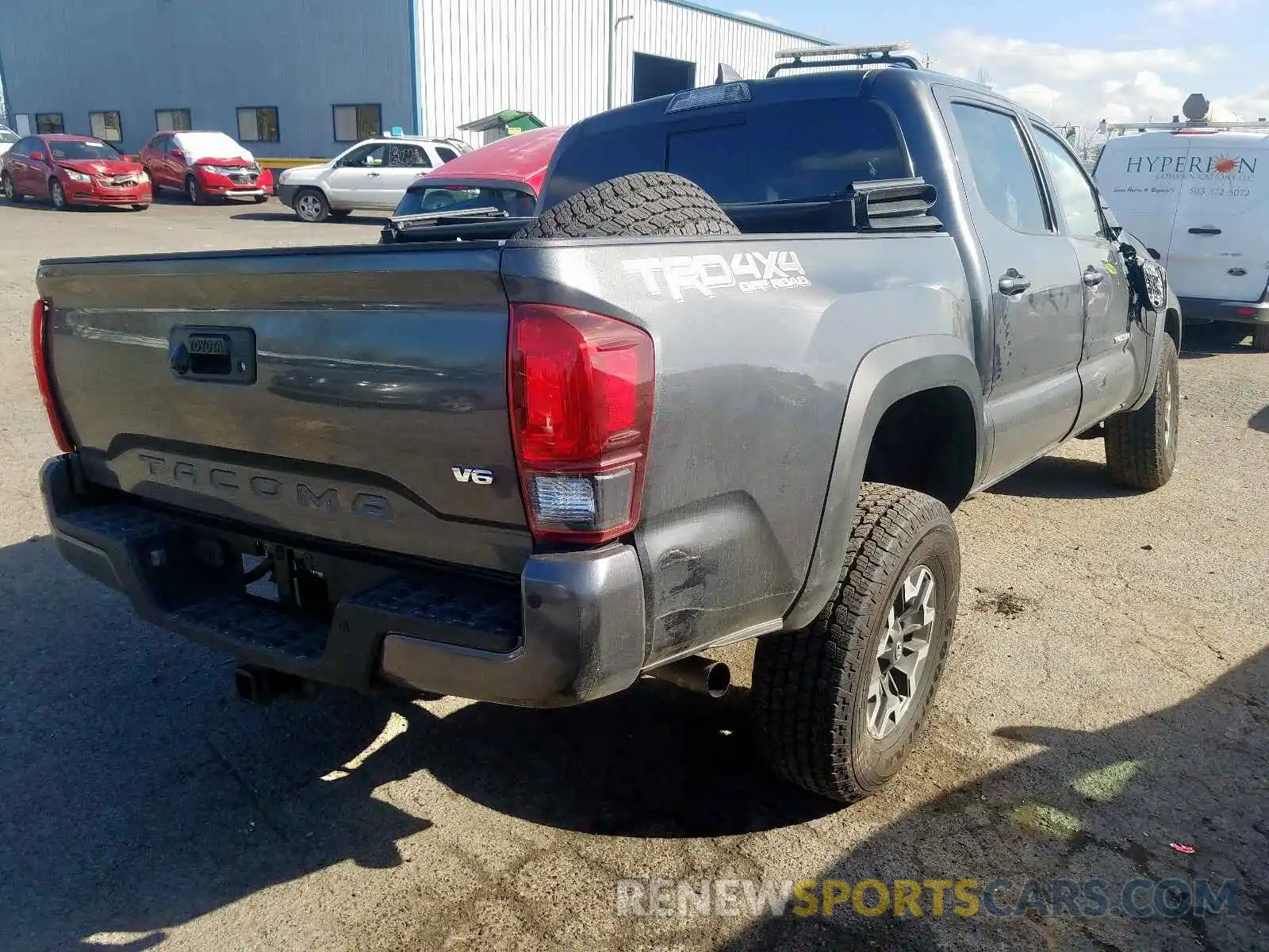 4 Photograph of a damaged car 3TMCZ5AN5KM267189 TOYOTA TACOMA 2019