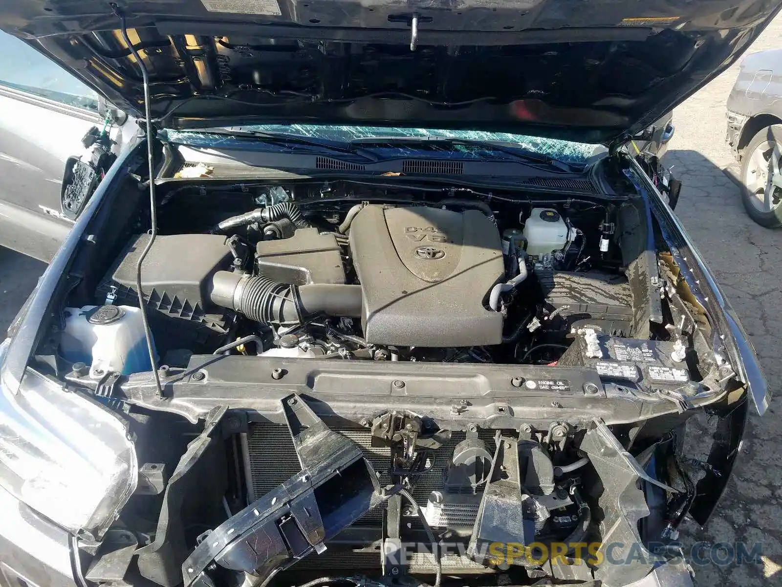 7 Photograph of a damaged car 3TMCZ5AN5KM267189 TOYOTA TACOMA 2019