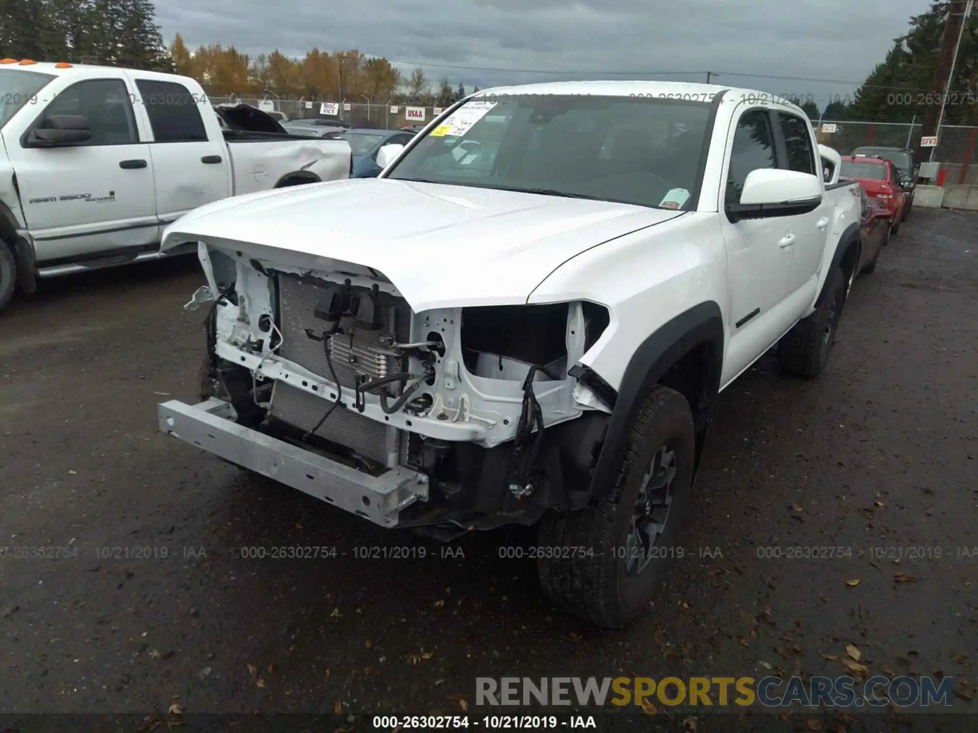 2 Фотография поврежденного автомобиля 3TMCZ5AN5KM269685 TOYOTA TACOMA 2019