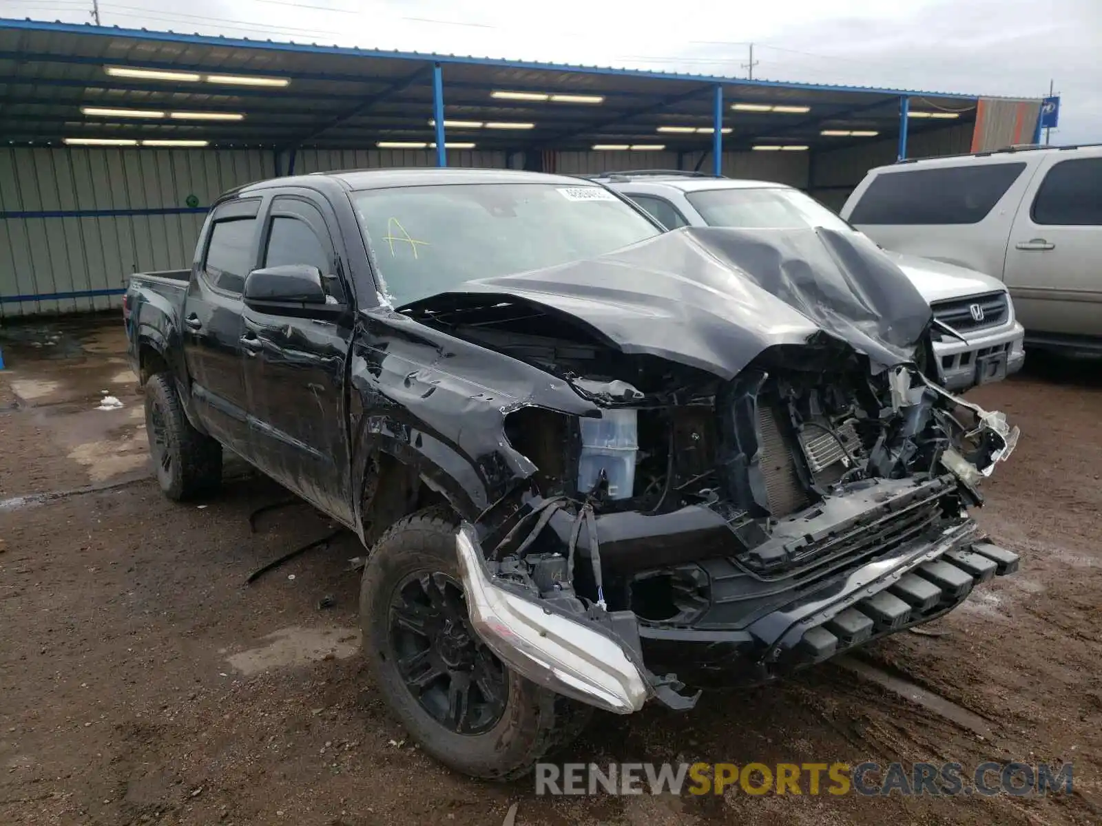 1 Photograph of a damaged car 3TMCZ5AN5KM269878 TOYOTA TACOMA 2019