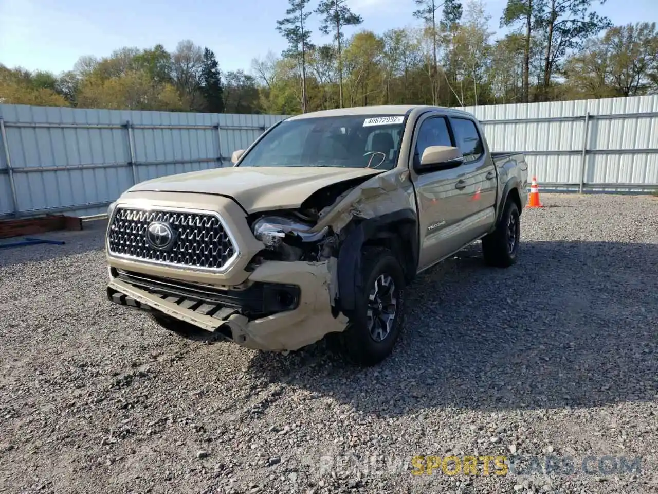 2 Photograph of a damaged car 3TMCZ5AN5KM270528 TOYOTA TACOMA 2019