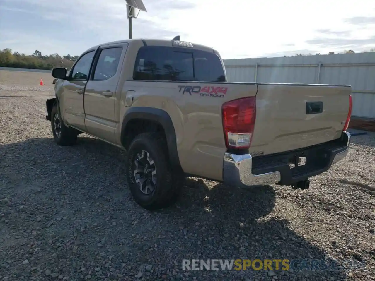 3 Photograph of a damaged car 3TMCZ5AN5KM270528 TOYOTA TACOMA 2019