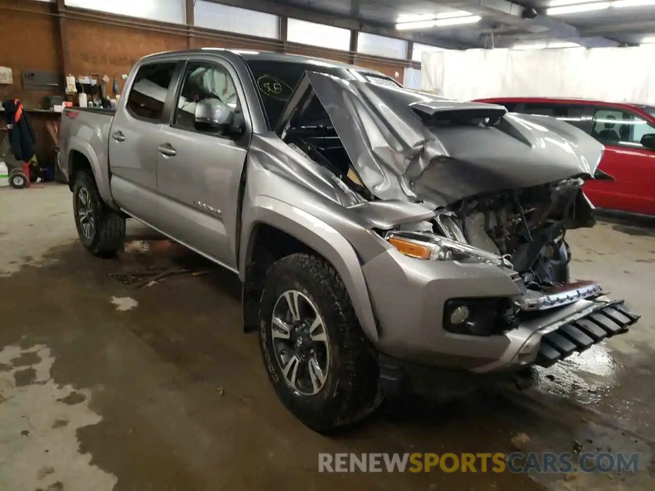 1 Photograph of a damaged car 3TMCZ5AN5KM272313 TOYOTA TACOMA 2019