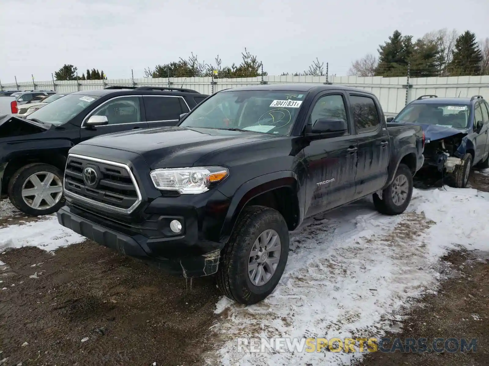 2 Photograph of a damaged car 3TMCZ5AN5KM274966 TOYOTA TACOMA 2019