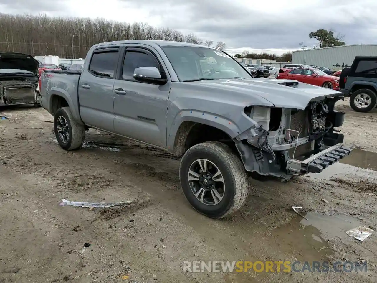 4 Photograph of a damaged car 3TMCZ5AN5KM277334 TOYOTA TACOMA 2019