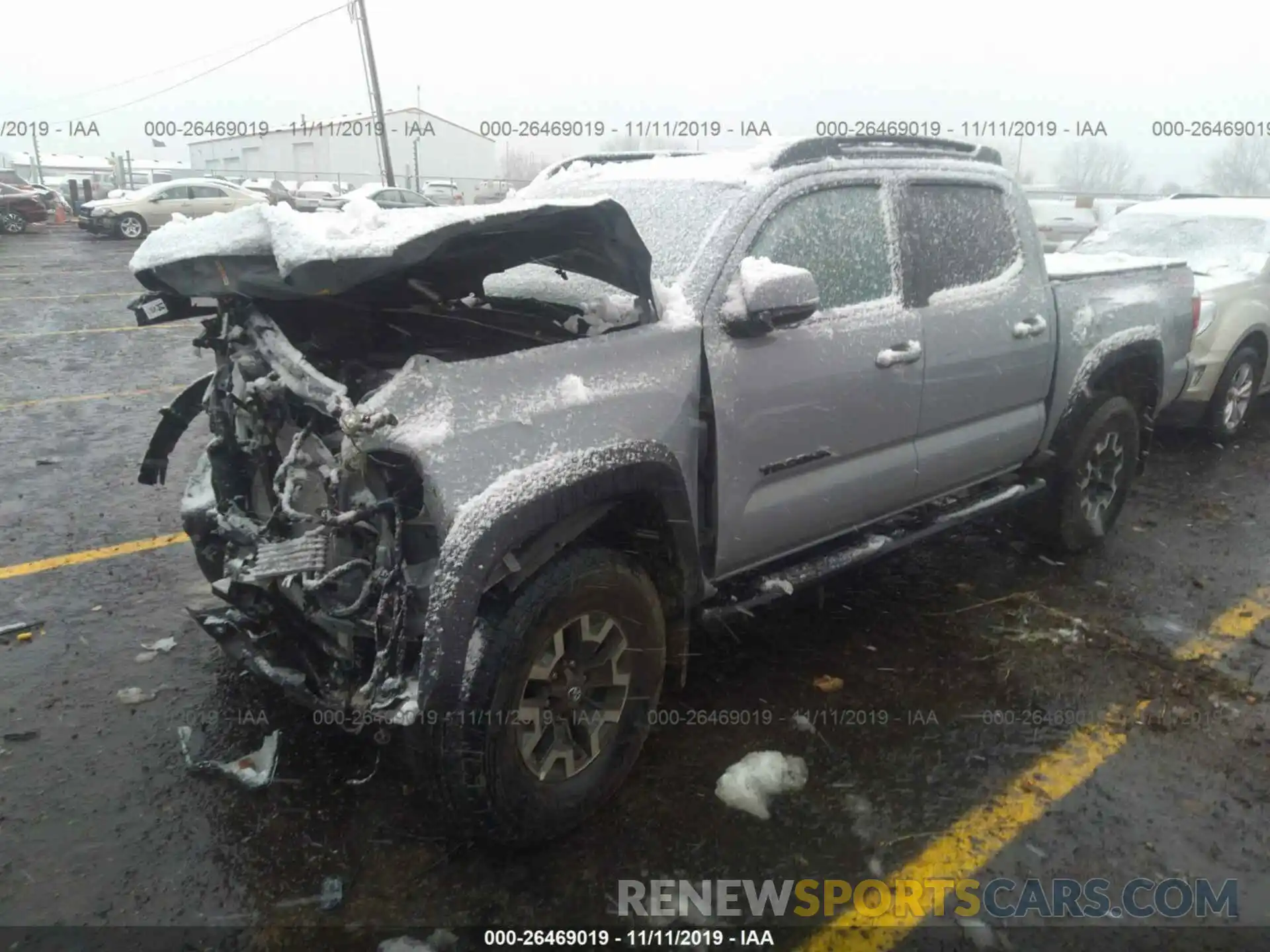 2 Photograph of a damaged car 3TMCZ5AN5KM283991 TOYOTA TACOMA 2019