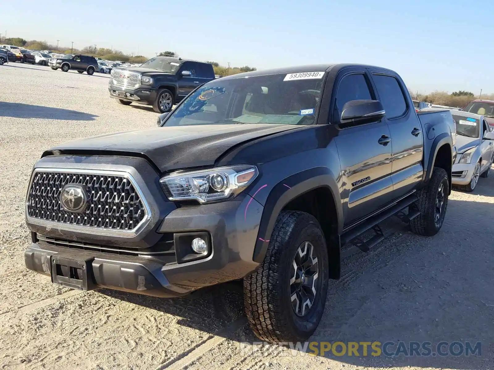 2 Photograph of a damaged car 3TMCZ5AN5KM285420 TOYOTA TACOMA 2019