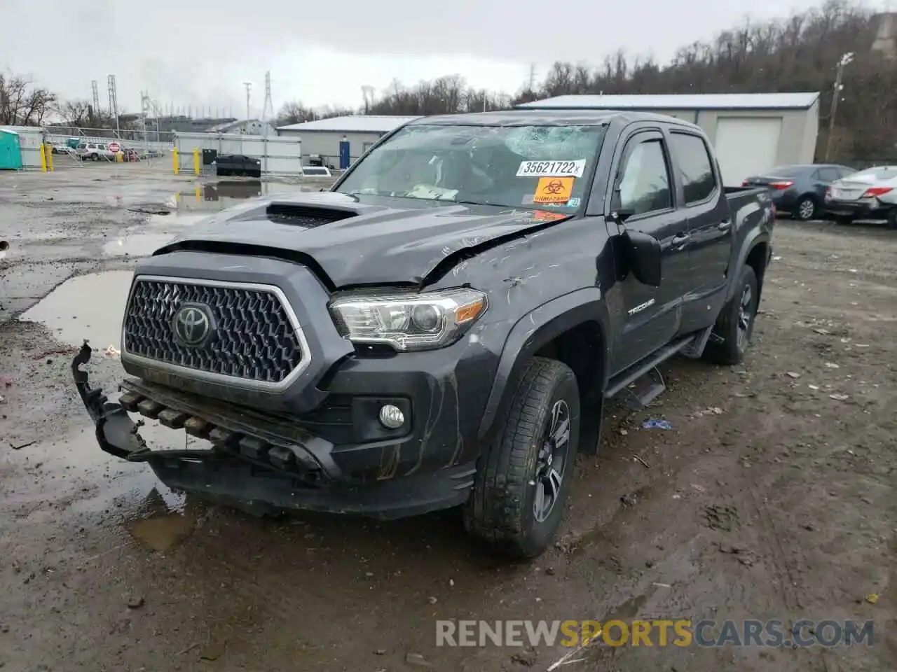 2 Photograph of a damaged car 3TMCZ5AN5KM286471 TOYOTA TACOMA 2019