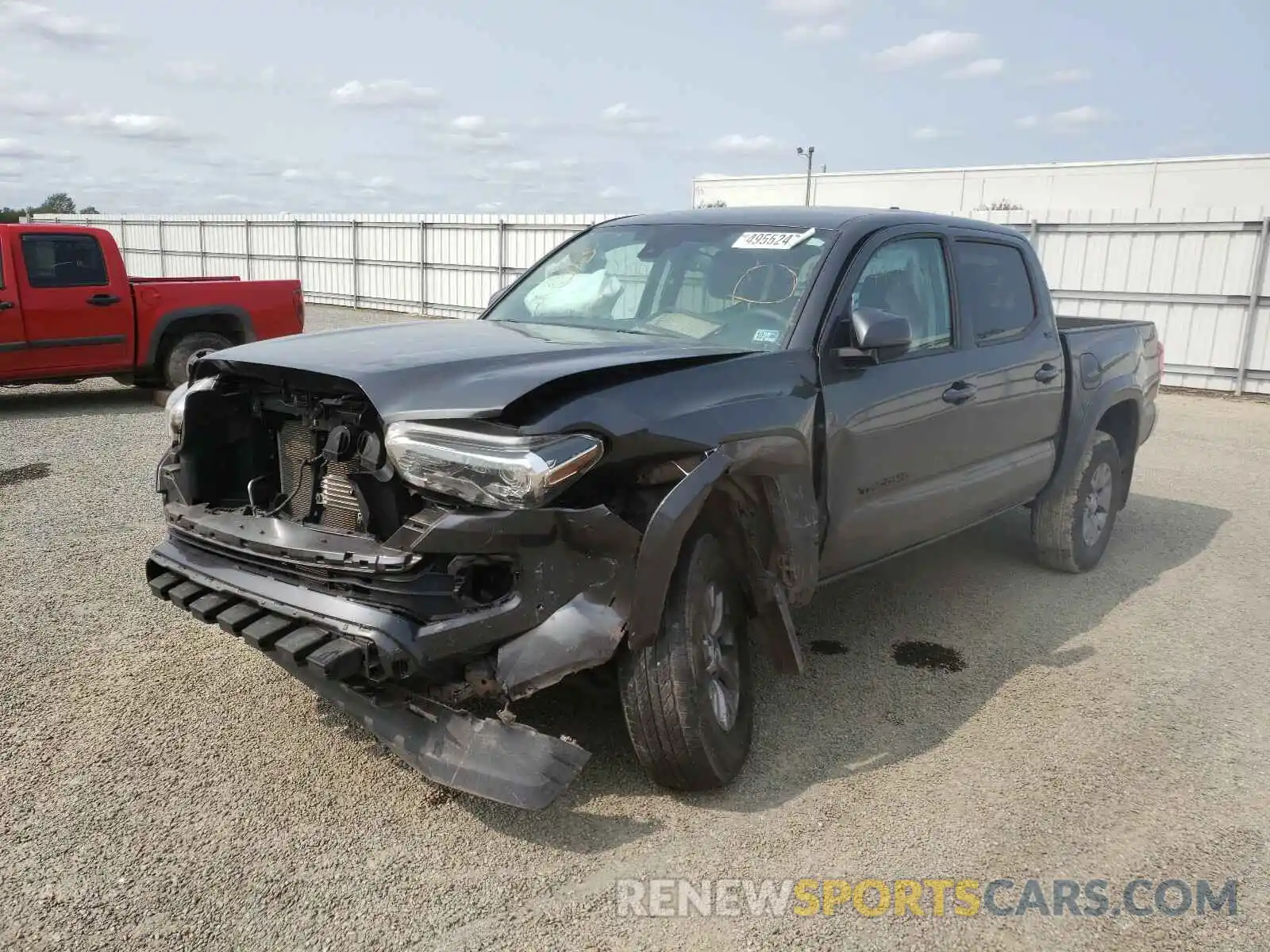 2 Photograph of a damaged car 3TMCZ5AN5KM286485 TOYOTA TACOMA 2019