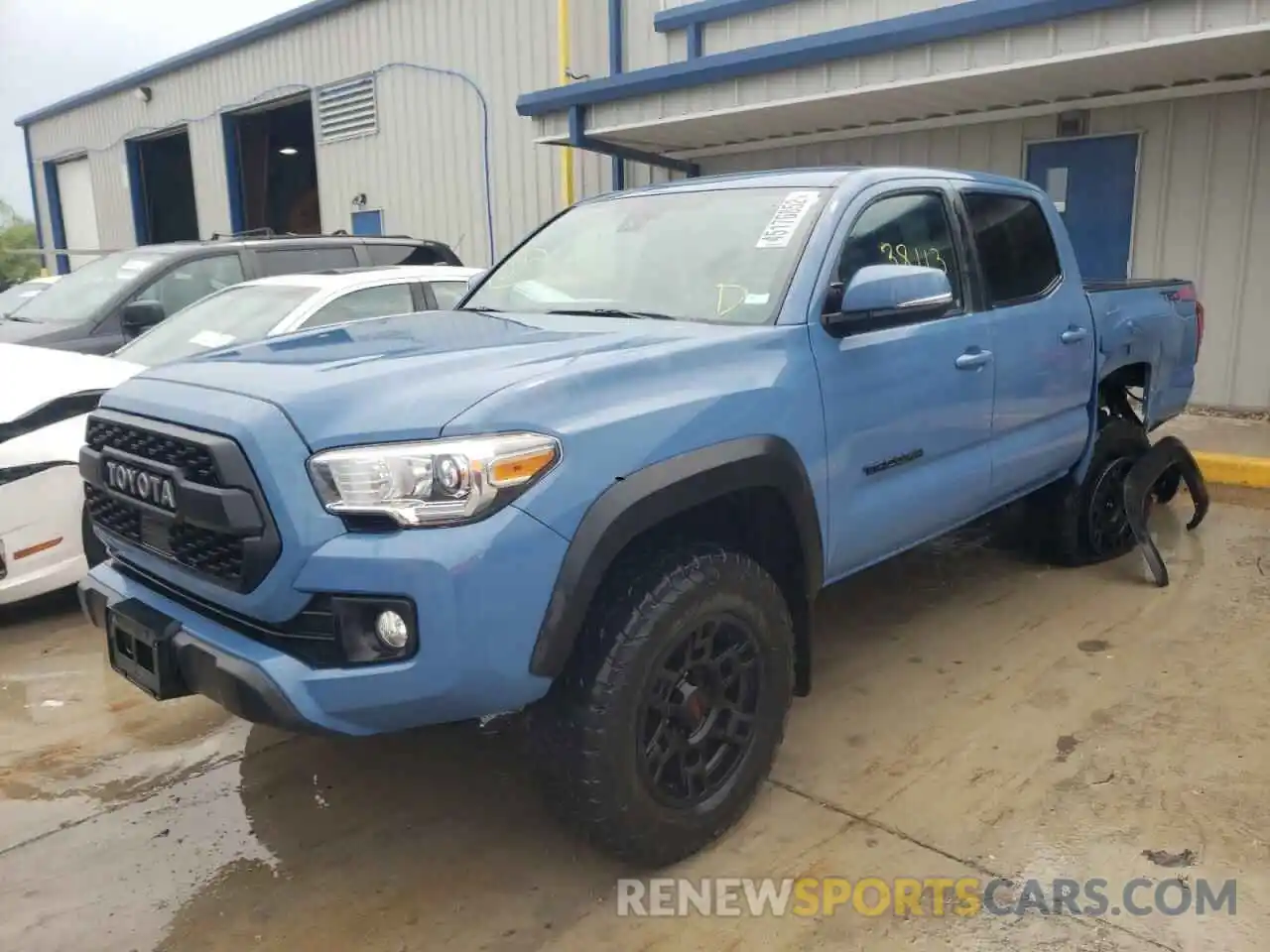 2 Photograph of a damaged car 3TMCZ5AN6KM192048 TOYOTA TACOMA 2019