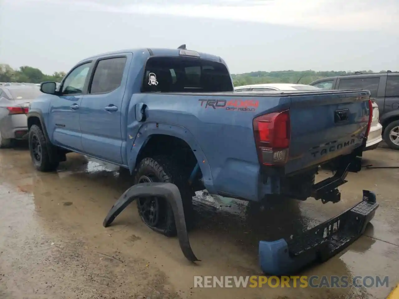 3 Photograph of a damaged car 3TMCZ5AN6KM192048 TOYOTA TACOMA 2019