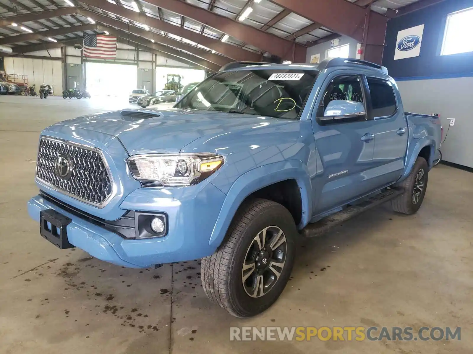 2 Photograph of a damaged car 3TMCZ5AN6KM193958 TOYOTA TACOMA 2019