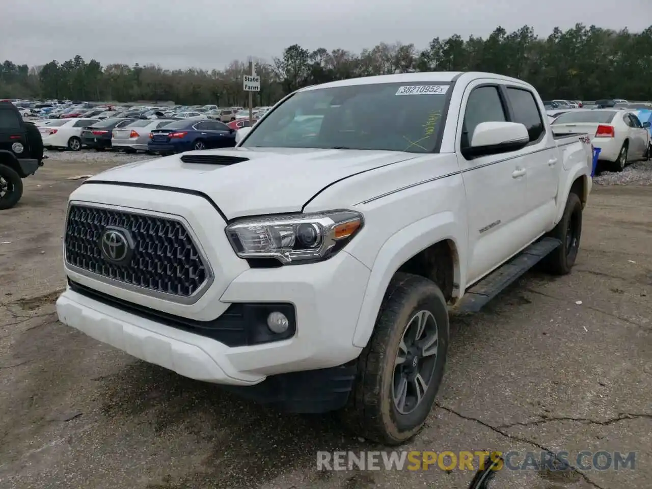 2 Photograph of a damaged car 3TMCZ5AN6KM195175 TOYOTA TACOMA 2019