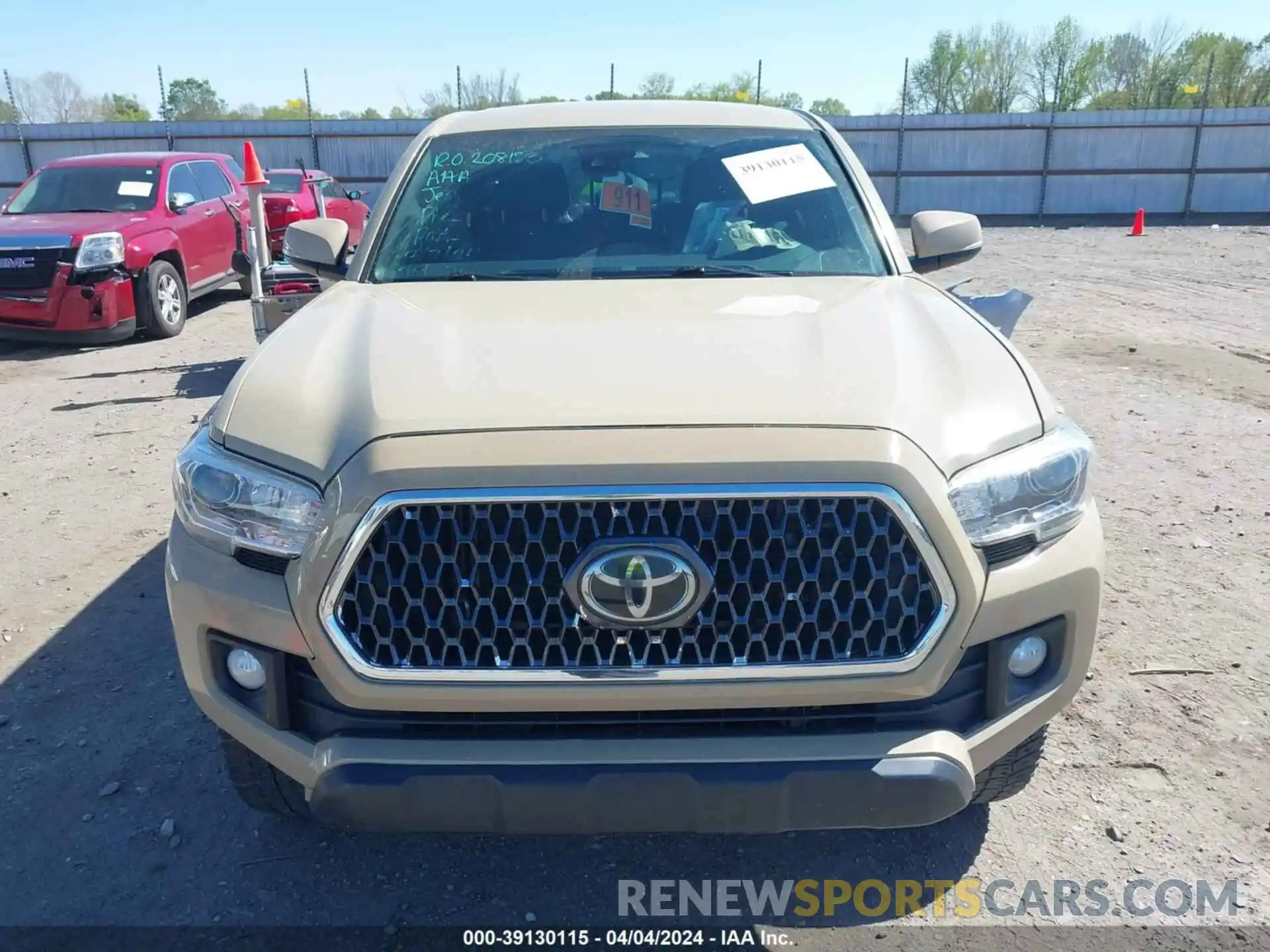 13 Photograph of a damaged car 3TMCZ5AN6KM195774 TOYOTA TACOMA 2019