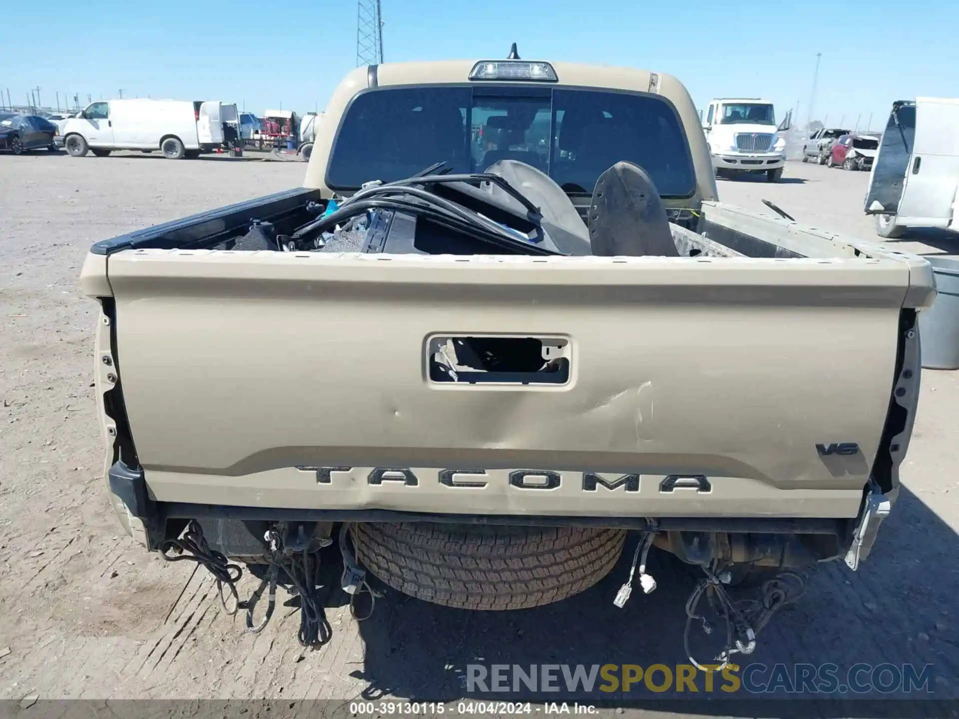 17 Photograph of a damaged car 3TMCZ5AN6KM195774 TOYOTA TACOMA 2019