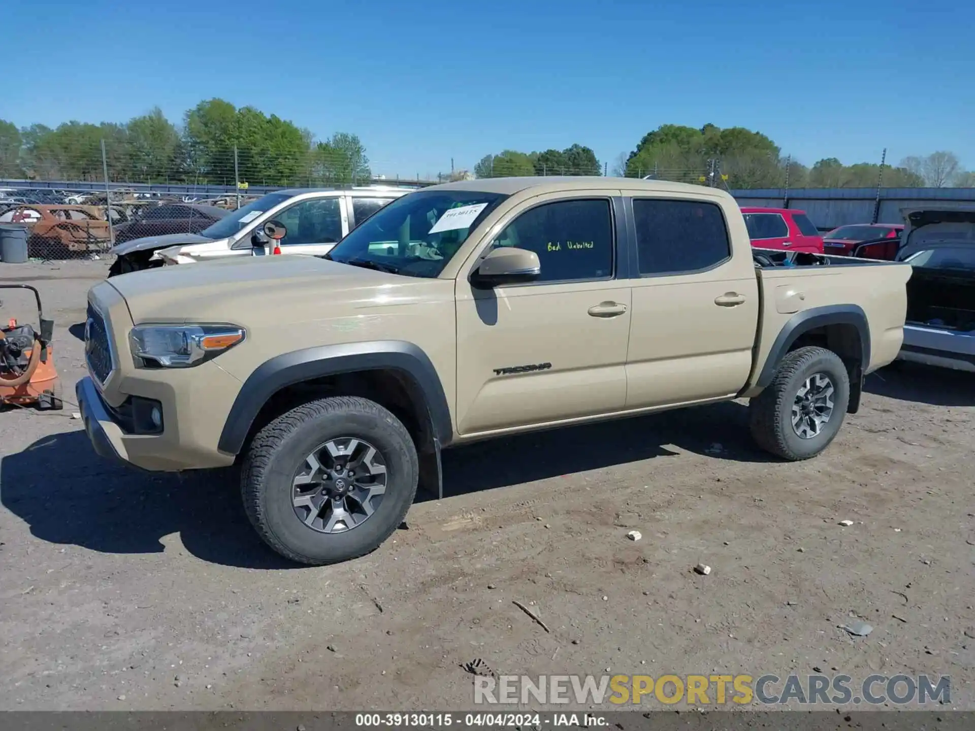 2 Photograph of a damaged car 3TMCZ5AN6KM195774 TOYOTA TACOMA 2019