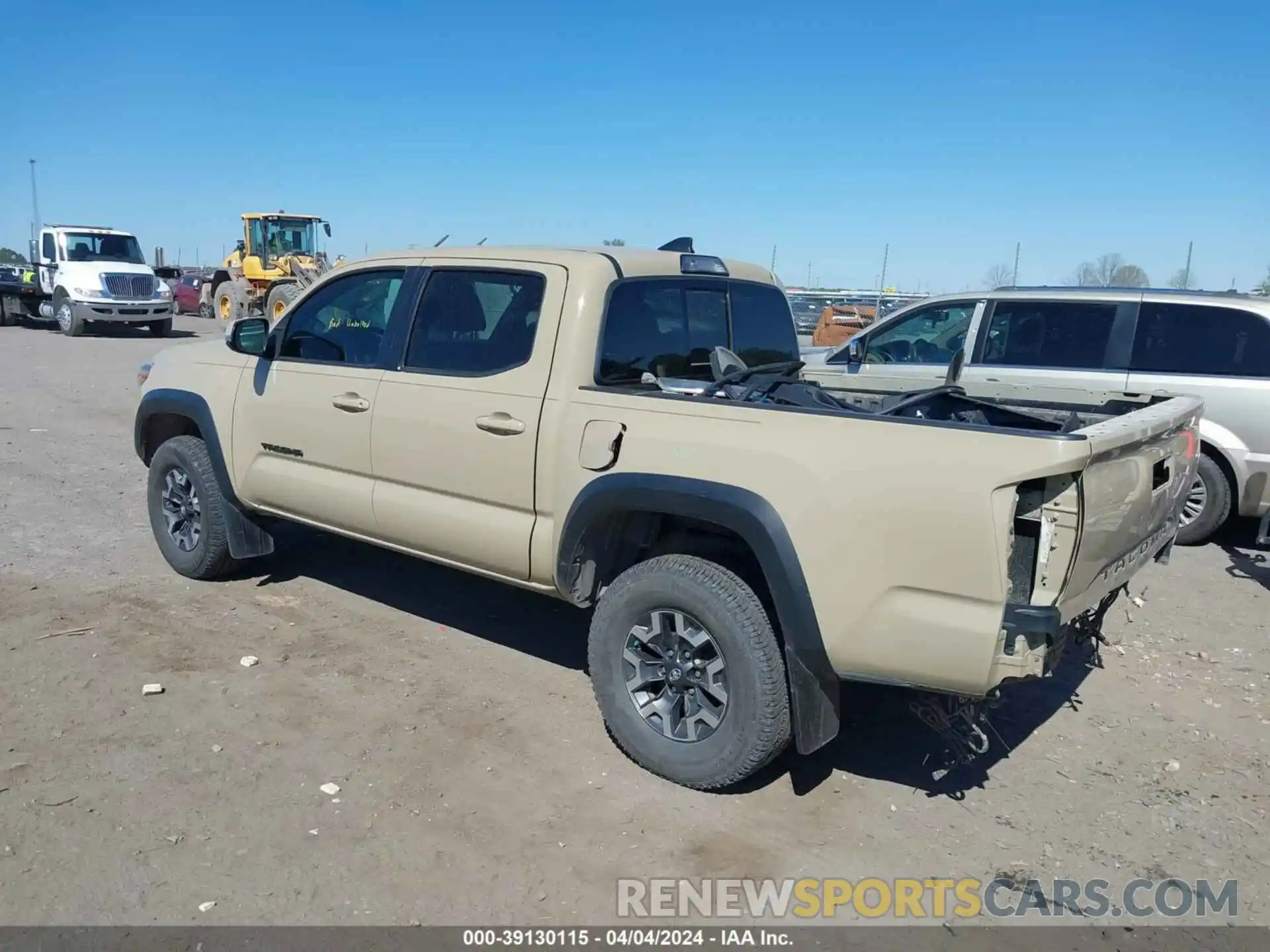 3 Photograph of a damaged car 3TMCZ5AN6KM195774 TOYOTA TACOMA 2019