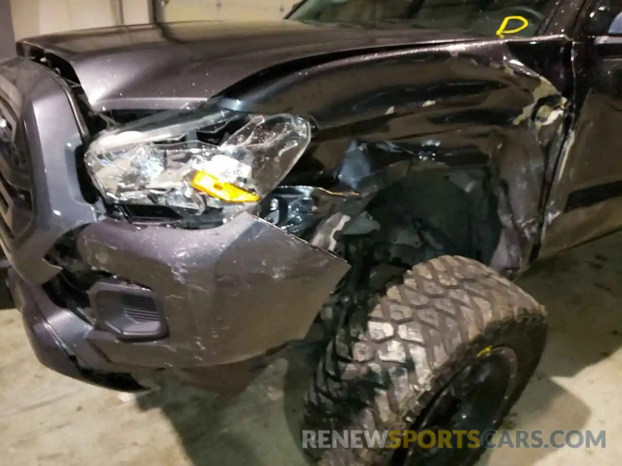 9 Photograph of a damaged car 3TMCZ5AN6KM196794 TOYOTA TACOMA 2019