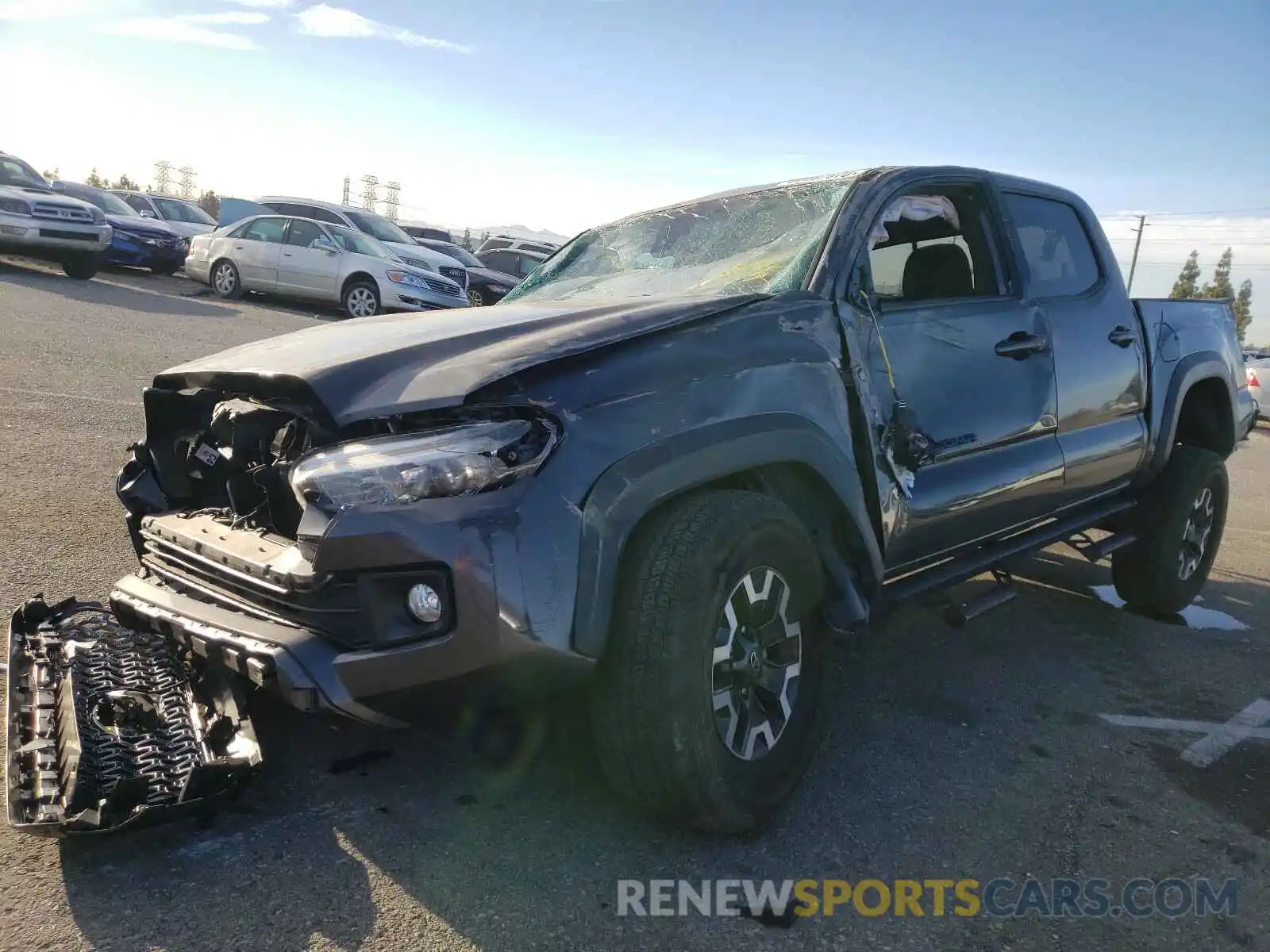 2 Фотография поврежденного автомобиля 3TMCZ5AN6KM198321 TOYOTA TACOMA 2019