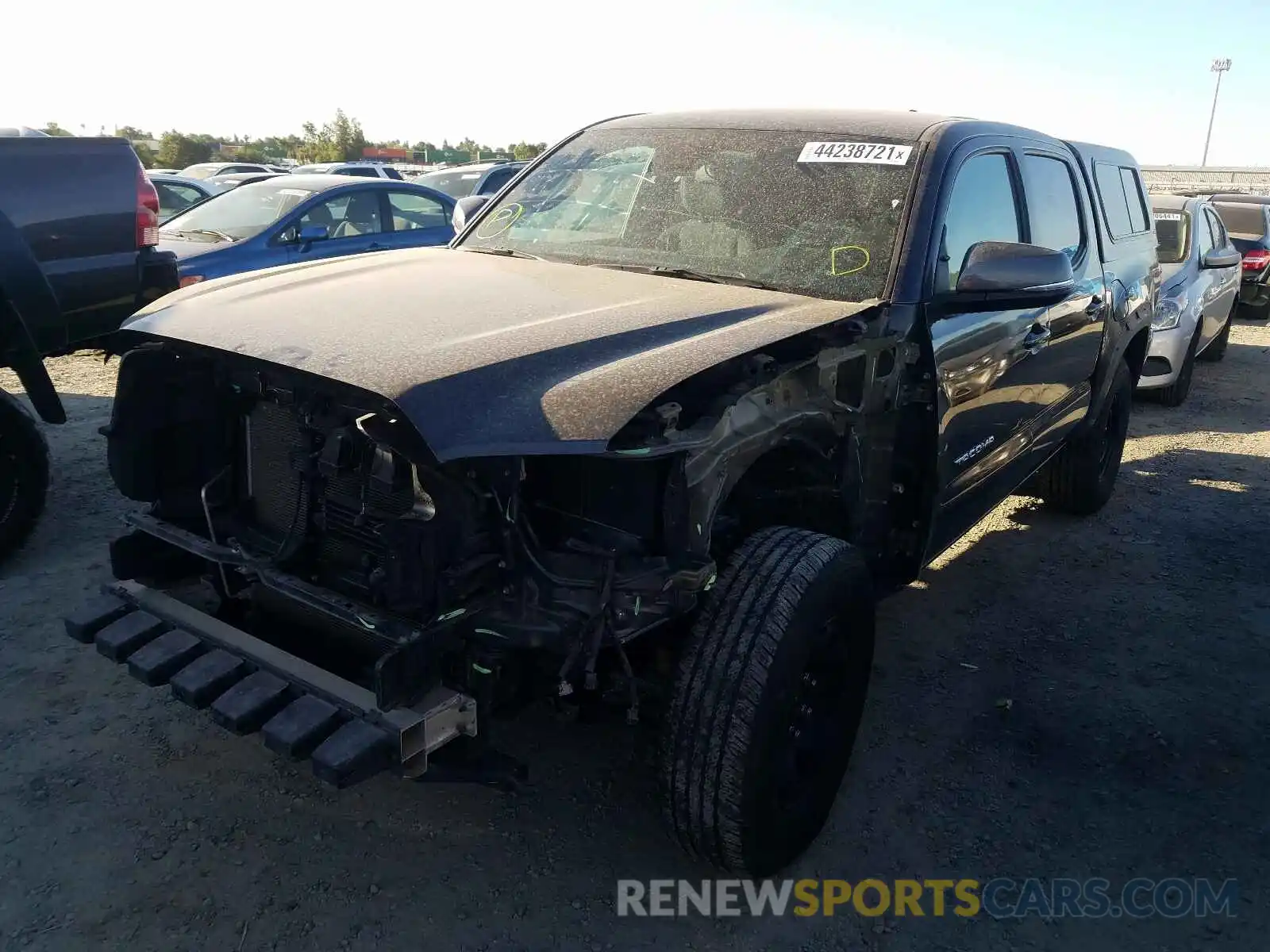 2 Photograph of a damaged car 3TMCZ5AN6KM198738 TOYOTA TACOMA 2019