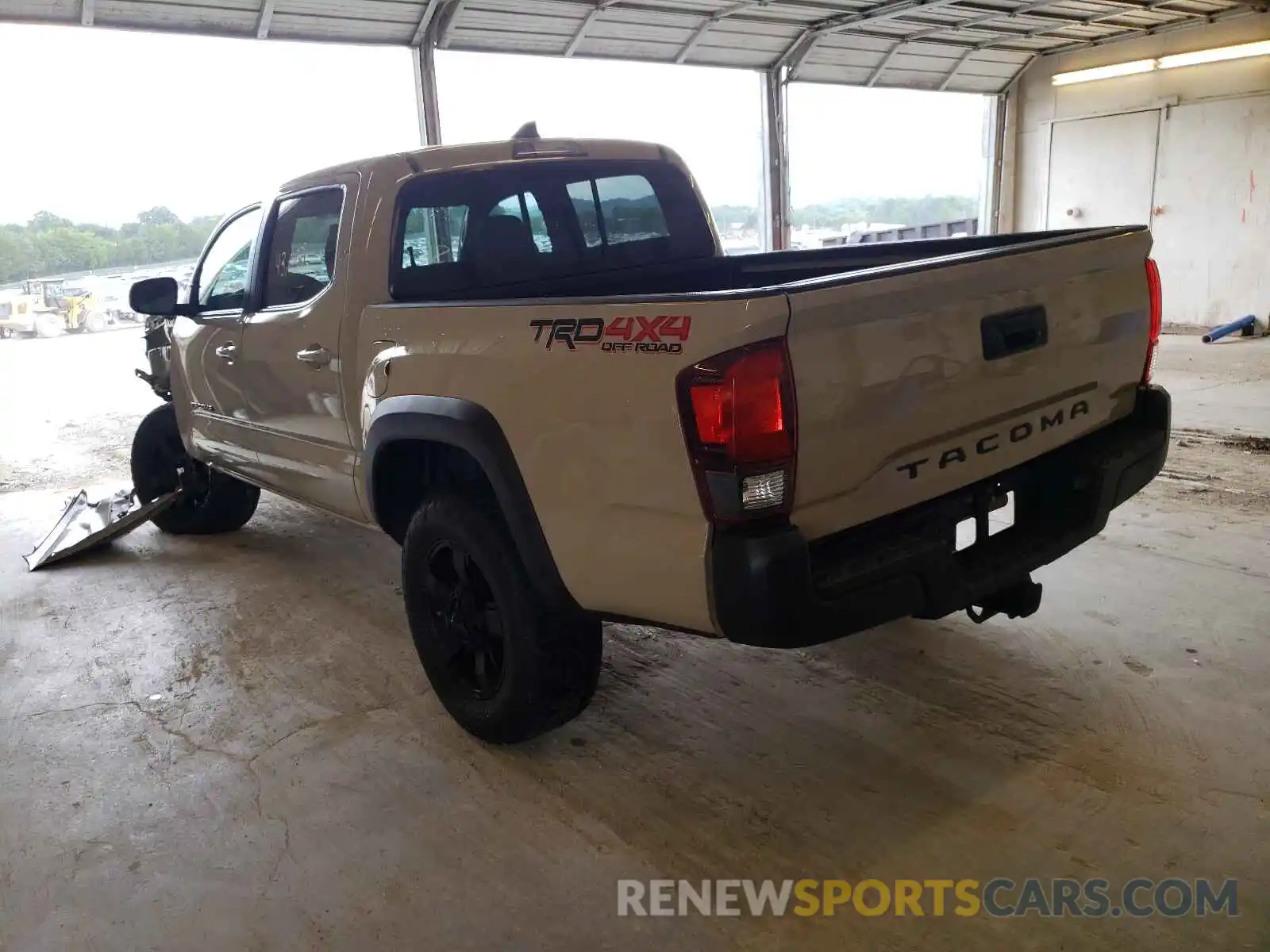 3 Photograph of a damaged car 3TMCZ5AN6KM199050 TOYOTA TACOMA 2019