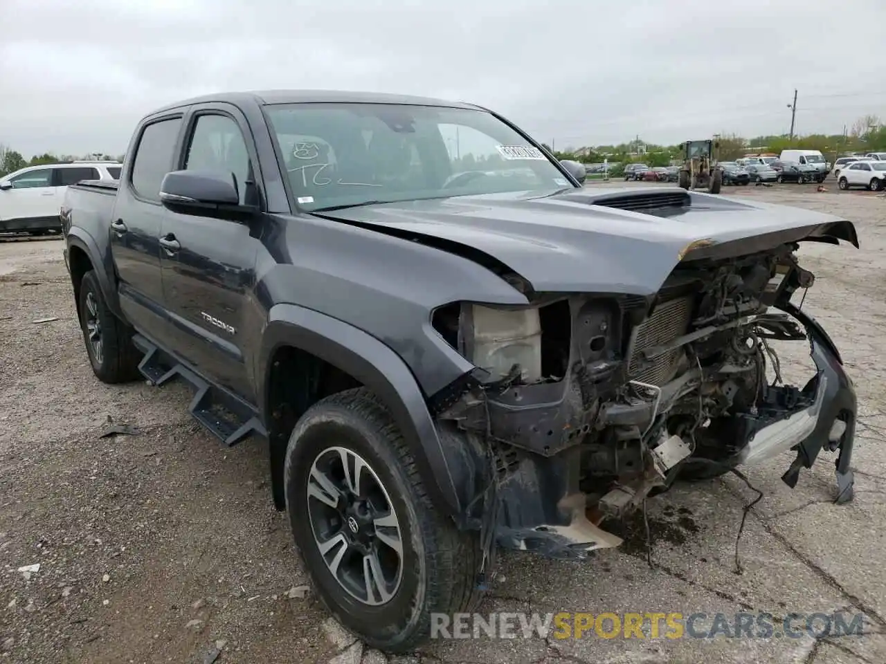 1 Photograph of a damaged car 3TMCZ5AN6KM200908 TOYOTA TACOMA 2019