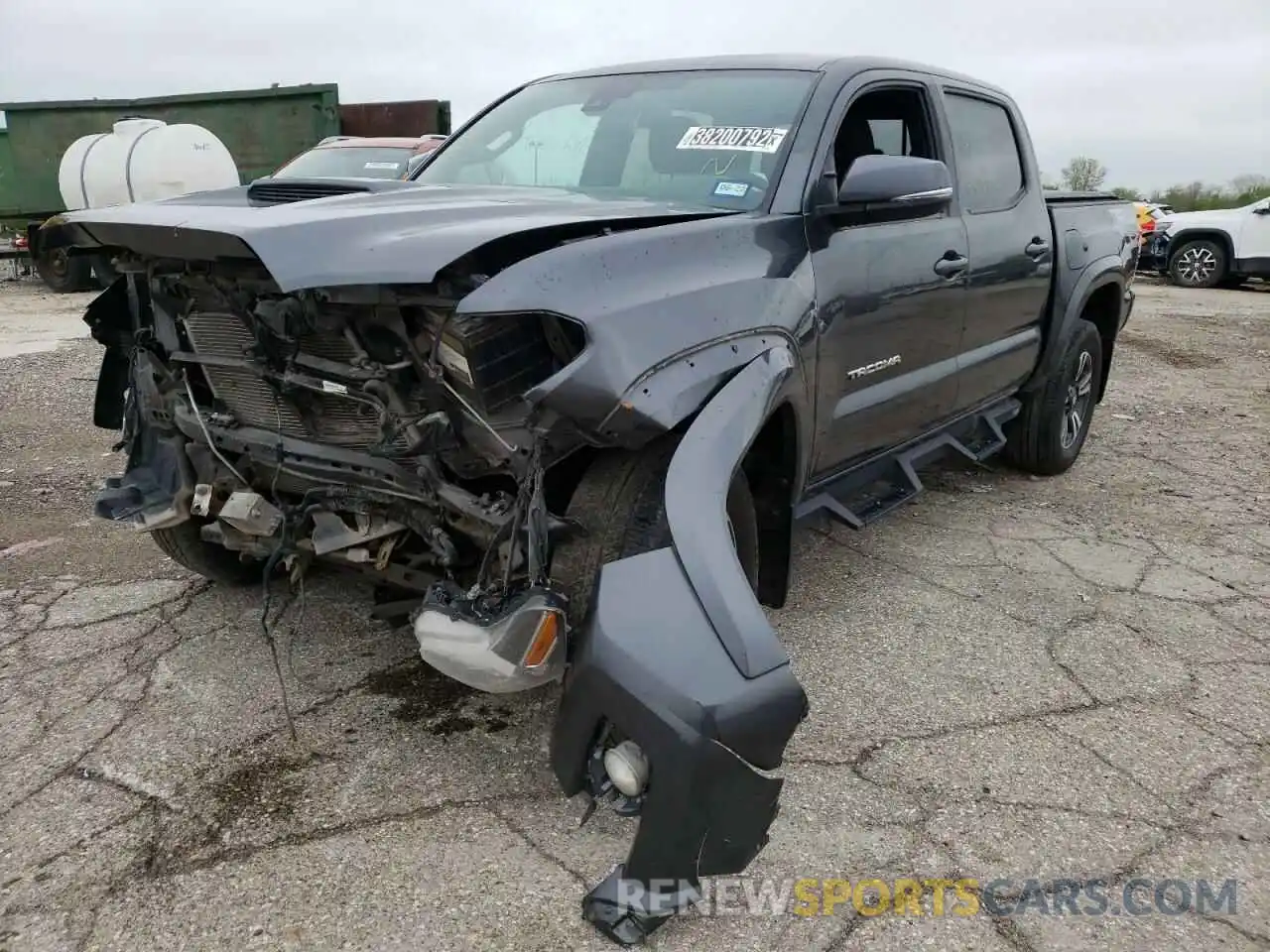 2 Photograph of a damaged car 3TMCZ5AN6KM200908 TOYOTA TACOMA 2019