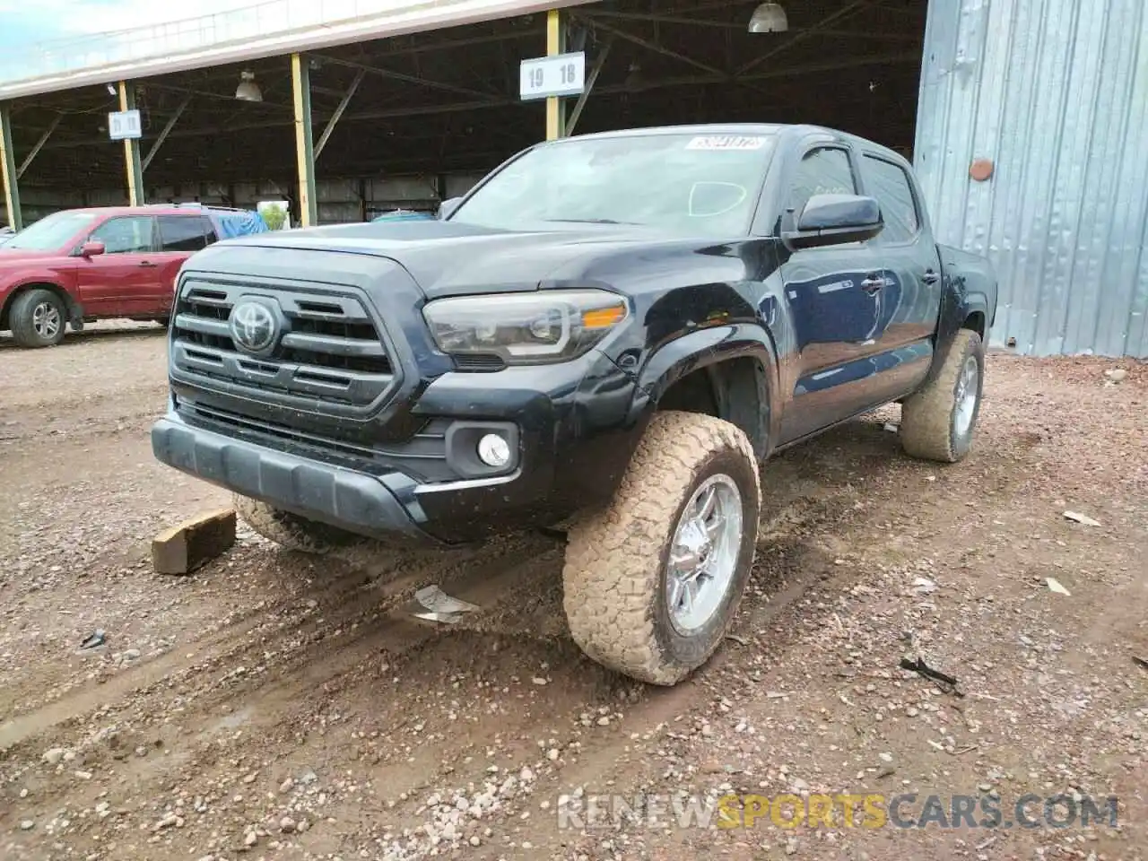 2 Photograph of a damaged car 3TMCZ5AN6KM202416 TOYOTA TACOMA 2019