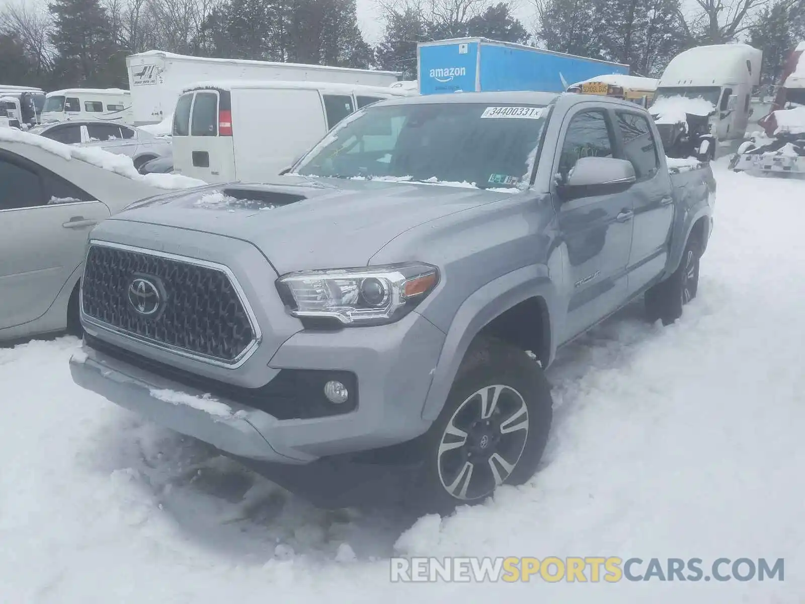 2 Photograph of a damaged car 3TMCZ5AN6KM204120 TOYOTA TACOMA 2019