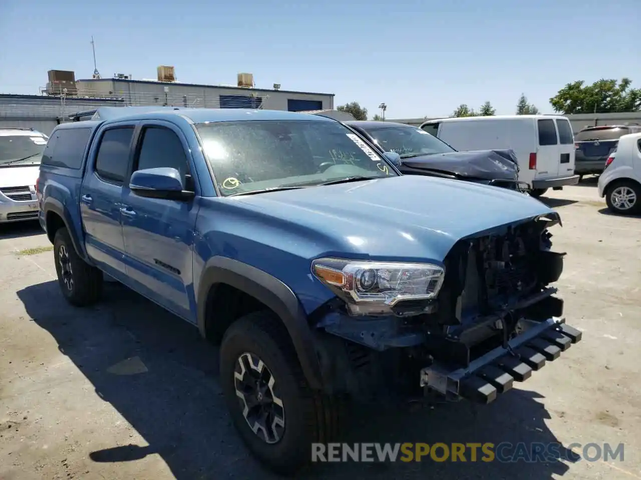 1 Photograph of a damaged car 3TMCZ5AN6KM205767 TOYOTA TACOMA 2019