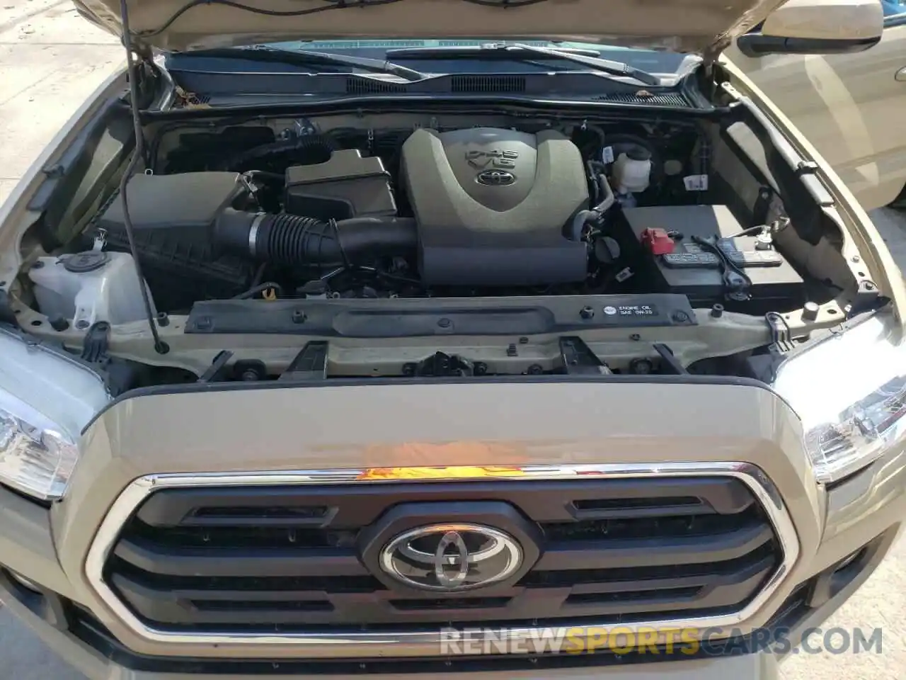 7 Photograph of a damaged car 3TMCZ5AN6KM206210 TOYOTA TACOMA 2019