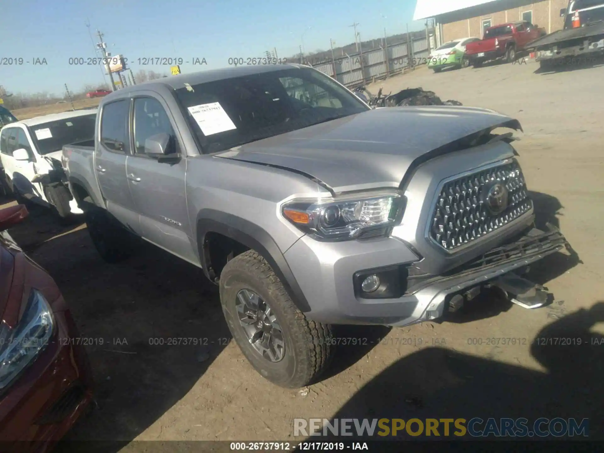 1 Photograph of a damaged car 3TMCZ5AN6KM207762 TOYOTA TACOMA 2019