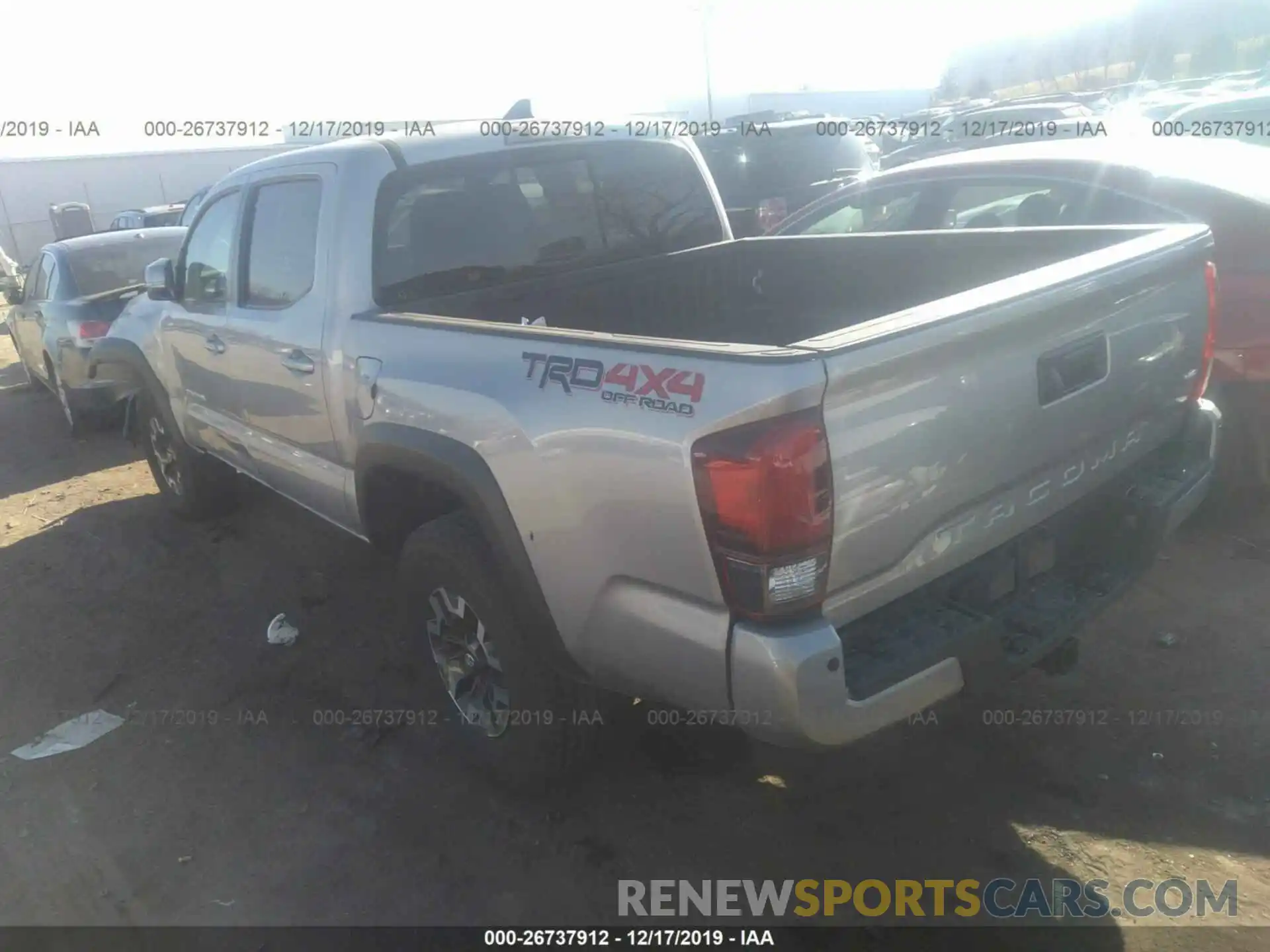 3 Photograph of a damaged car 3TMCZ5AN6KM207762 TOYOTA TACOMA 2019