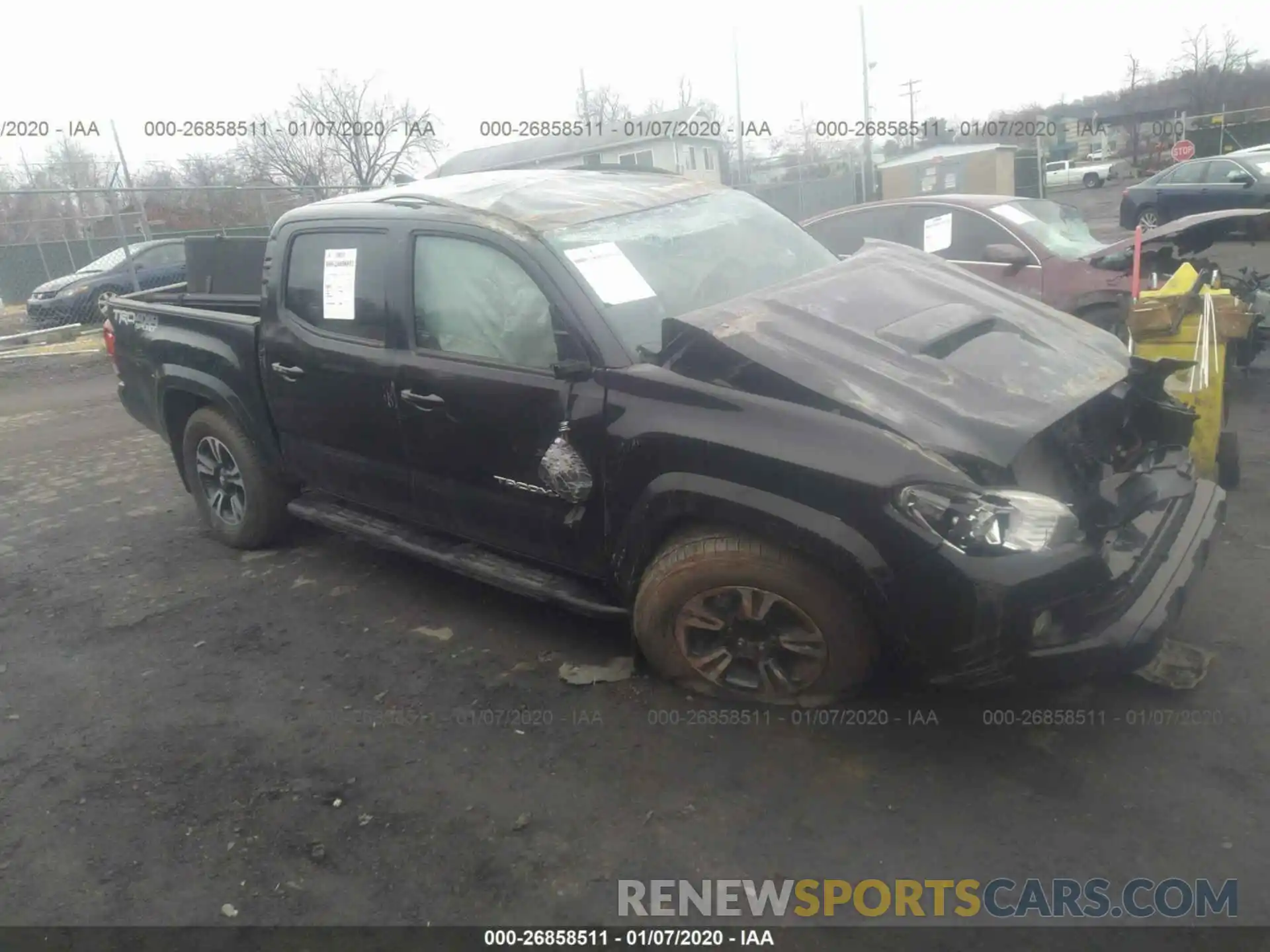 1 Photograph of a damaged car 3TMCZ5AN6KM208023 TOYOTA TACOMA 2019