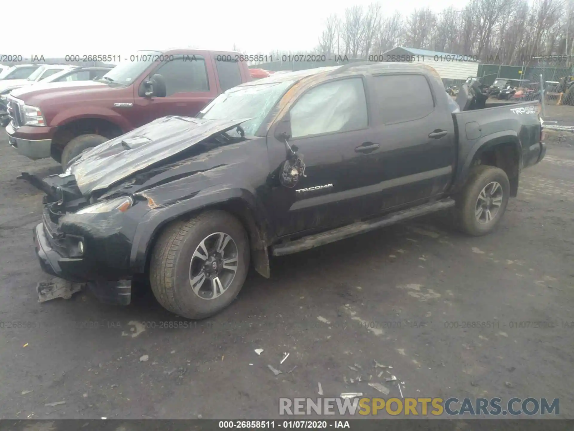 2 Photograph of a damaged car 3TMCZ5AN6KM208023 TOYOTA TACOMA 2019