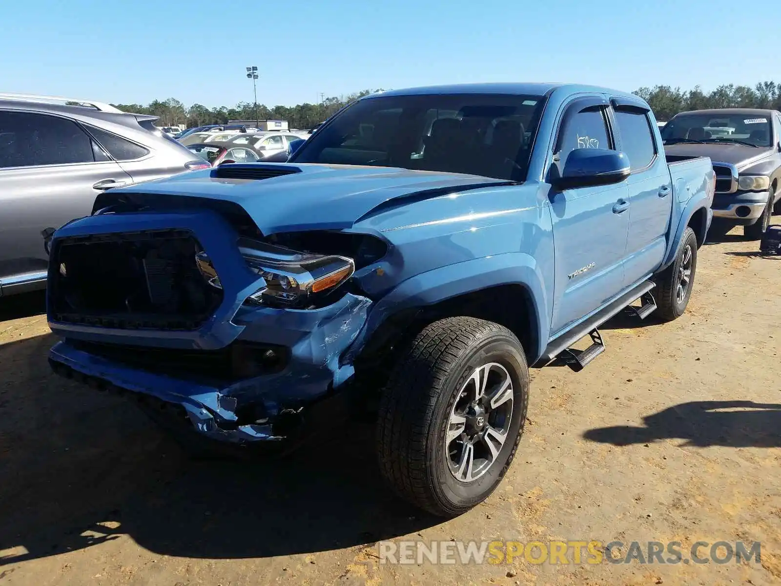 2 Photograph of a damaged car 3TMCZ5AN6KM211777 TOYOTA TACOMA 2019