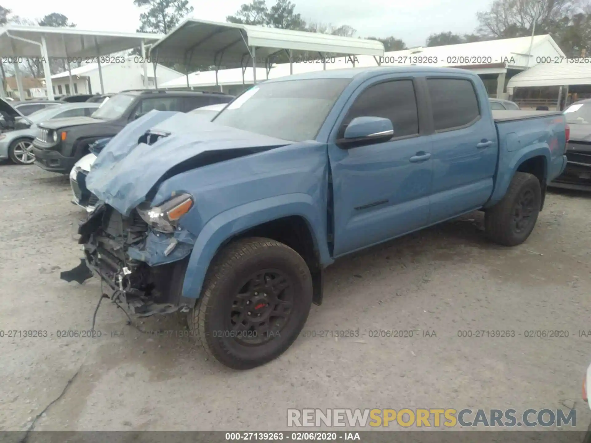 2 Photograph of a damaged car 3TMCZ5AN6KM214159 TOYOTA TACOMA 2019