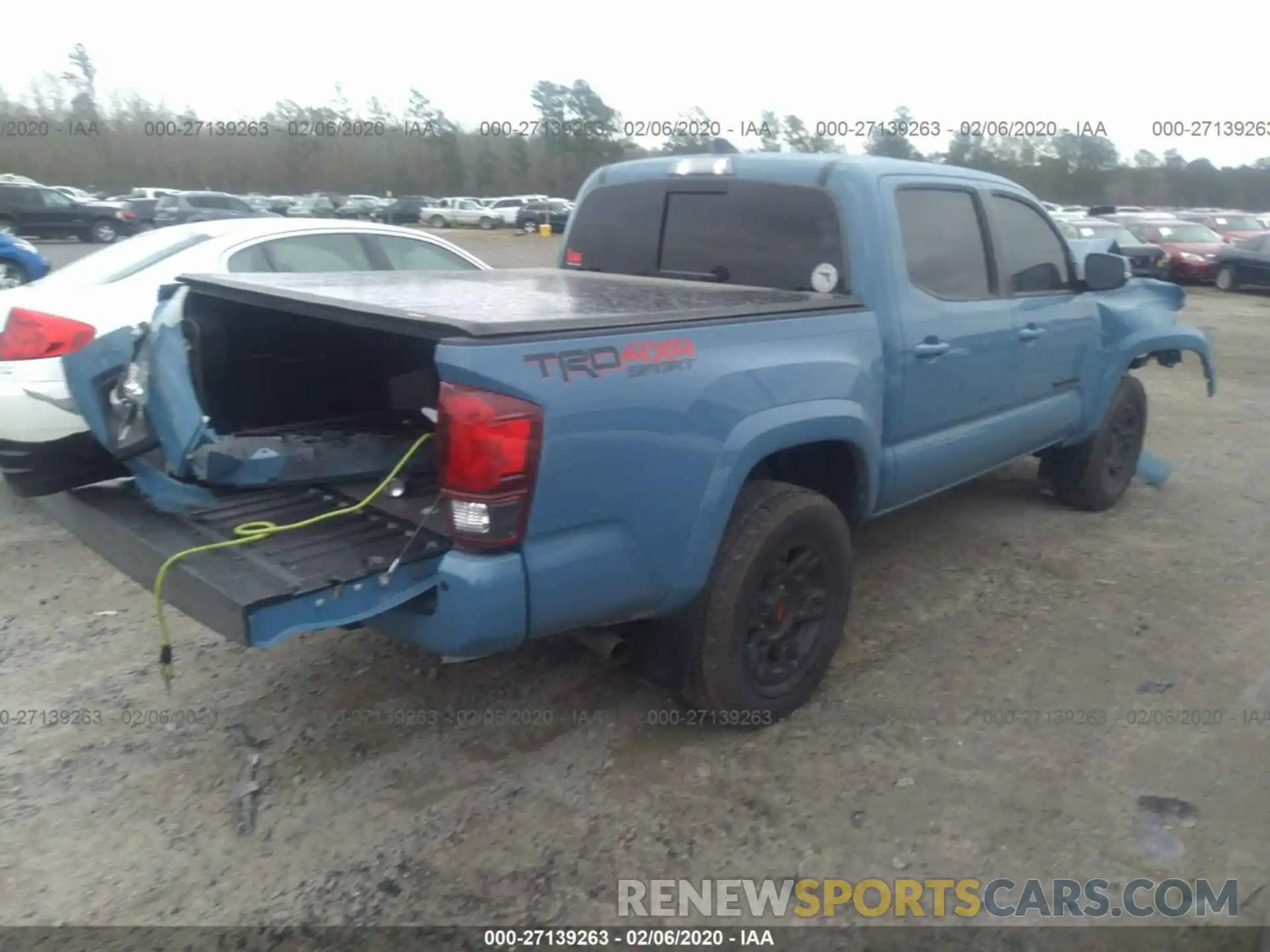 4 Photograph of a damaged car 3TMCZ5AN6KM214159 TOYOTA TACOMA 2019