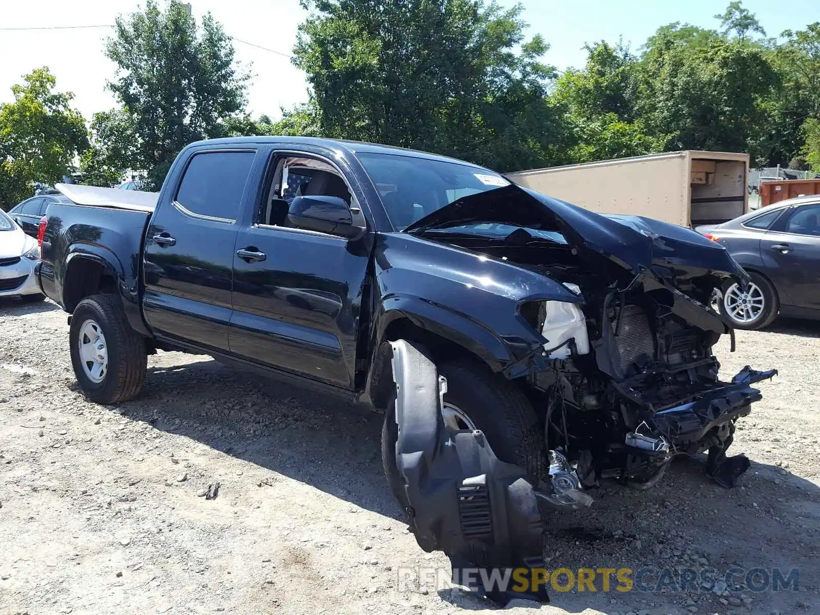 1 Photograph of a damaged car 3TMCZ5AN6KM217255 TOYOTA TACOMA 2019