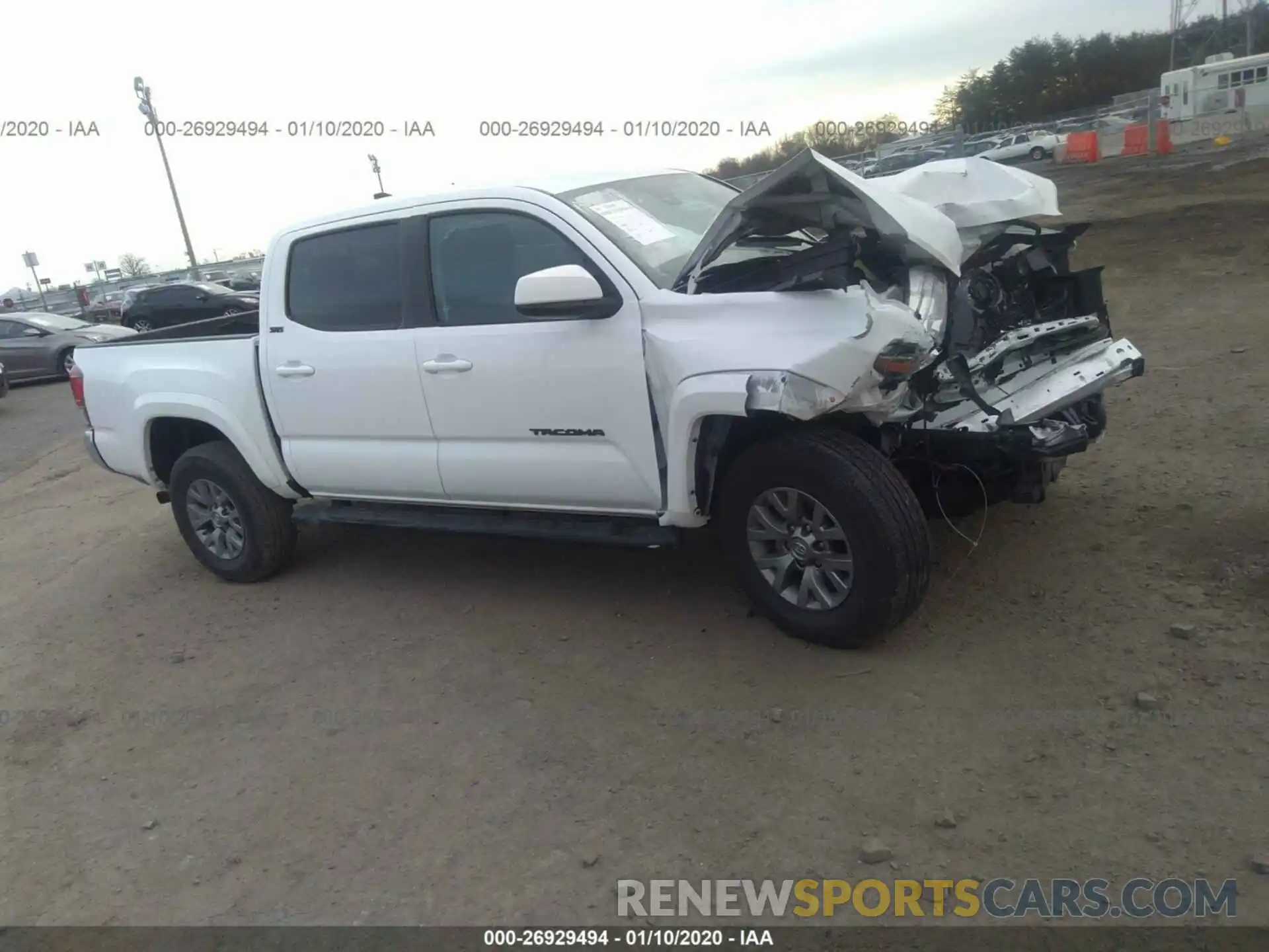 1 Photograph of a damaged car 3TMCZ5AN6KM217904 TOYOTA TACOMA 2019