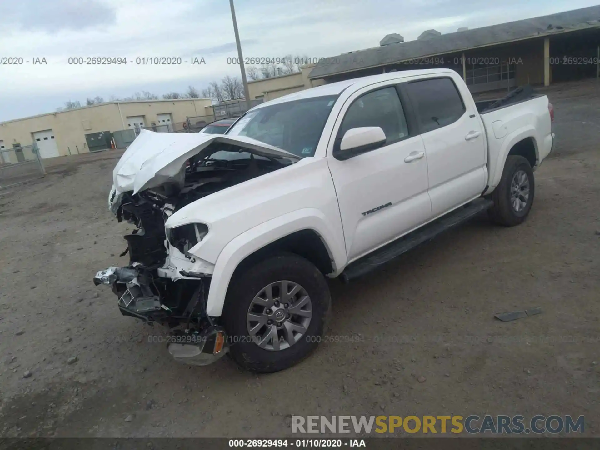 2 Photograph of a damaged car 3TMCZ5AN6KM217904 TOYOTA TACOMA 2019