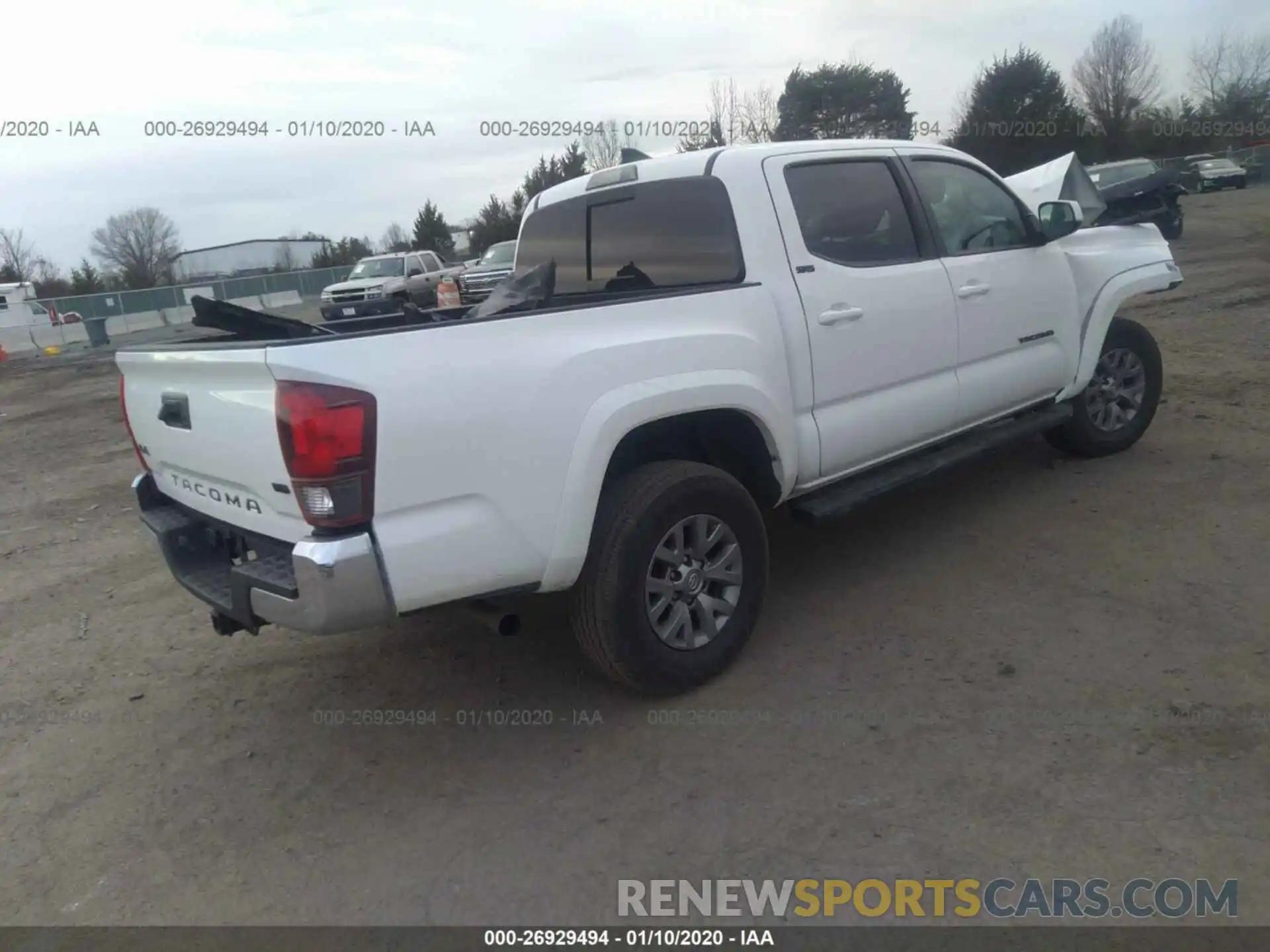 4 Photograph of a damaged car 3TMCZ5AN6KM217904 TOYOTA TACOMA 2019