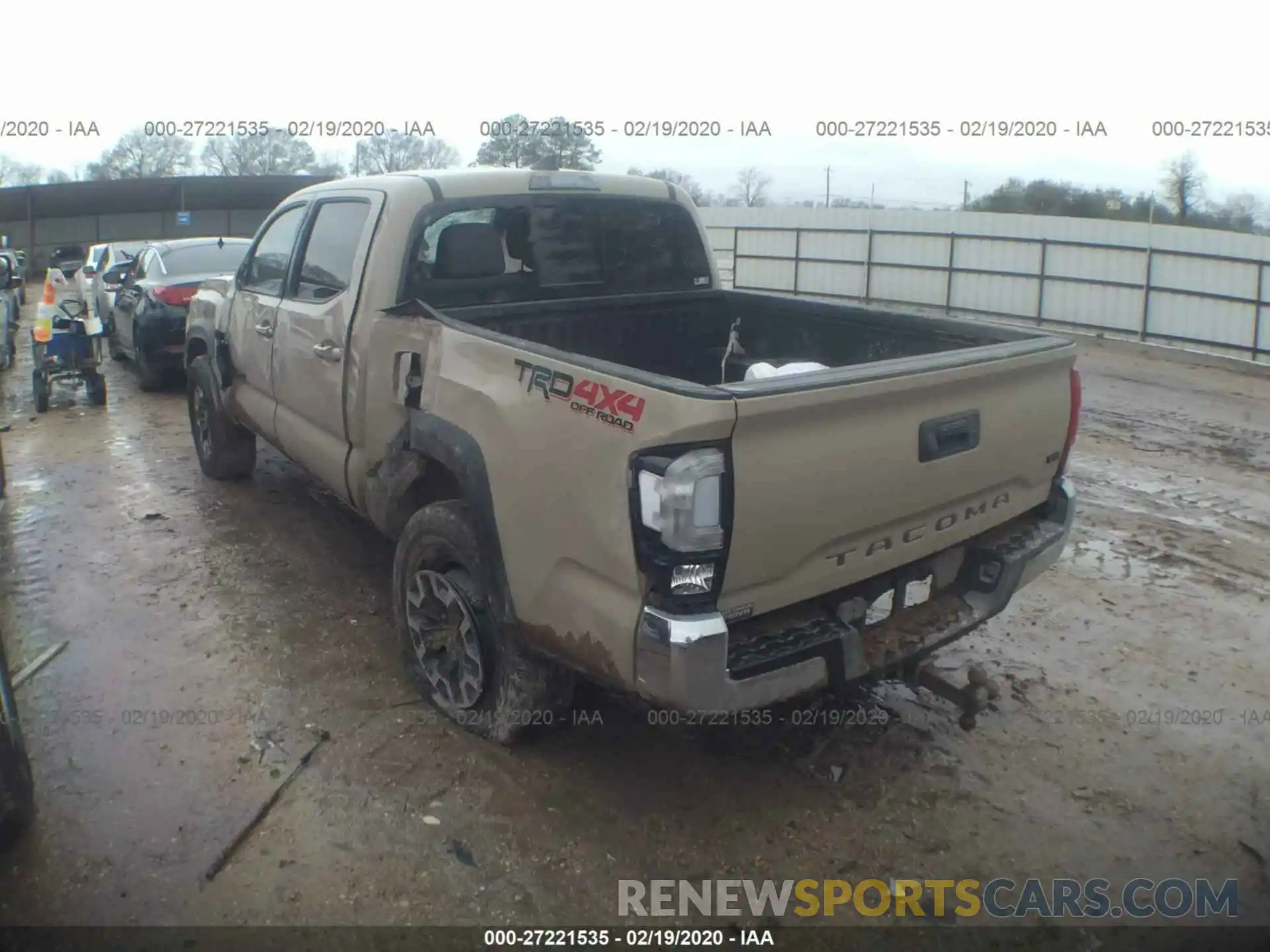 3 Photograph of a damaged car 3TMCZ5AN6KM219586 TOYOTA TACOMA 2019