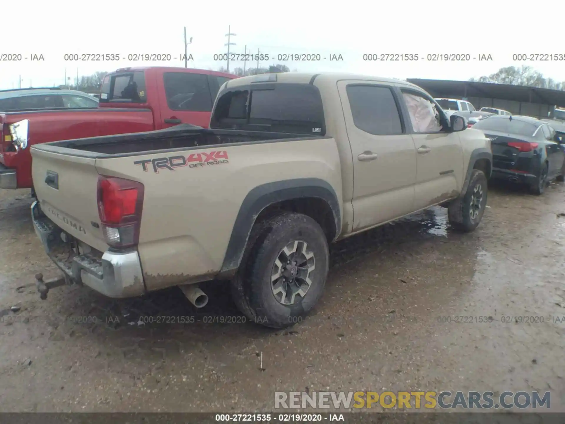 4 Photograph of a damaged car 3TMCZ5AN6KM219586 TOYOTA TACOMA 2019